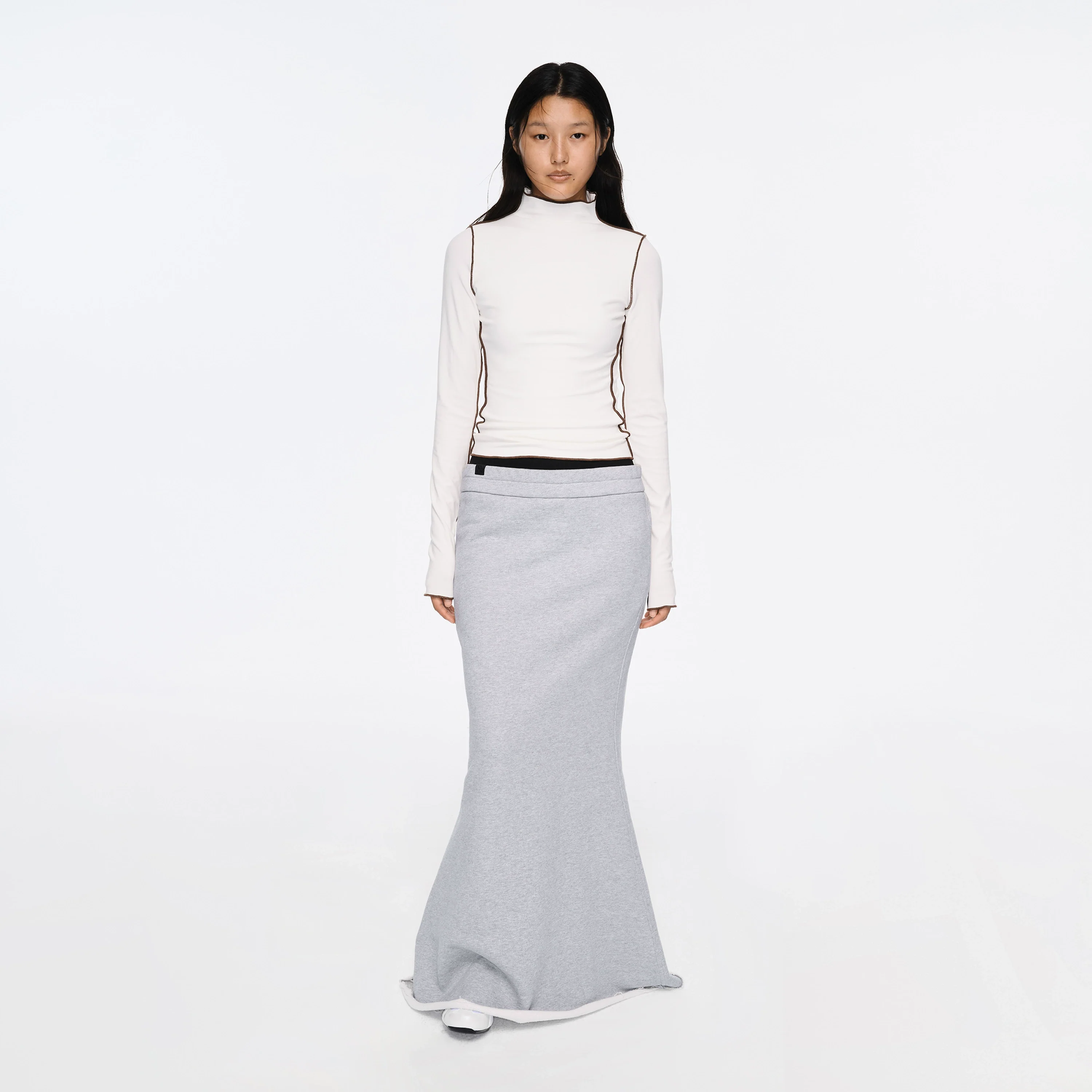 Inside-Out Contrast Knit Top - Image 8