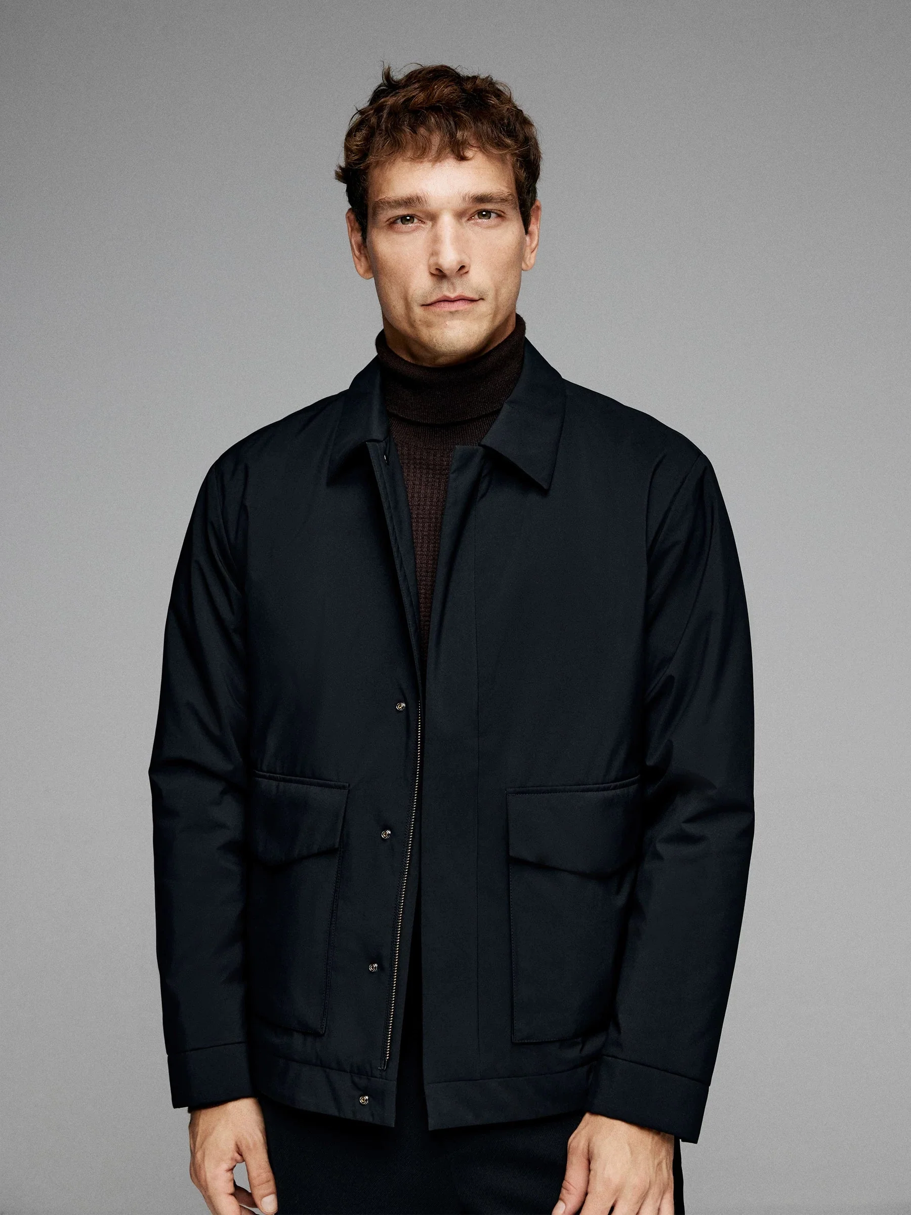 Insulated Collared Jacket - Image 3