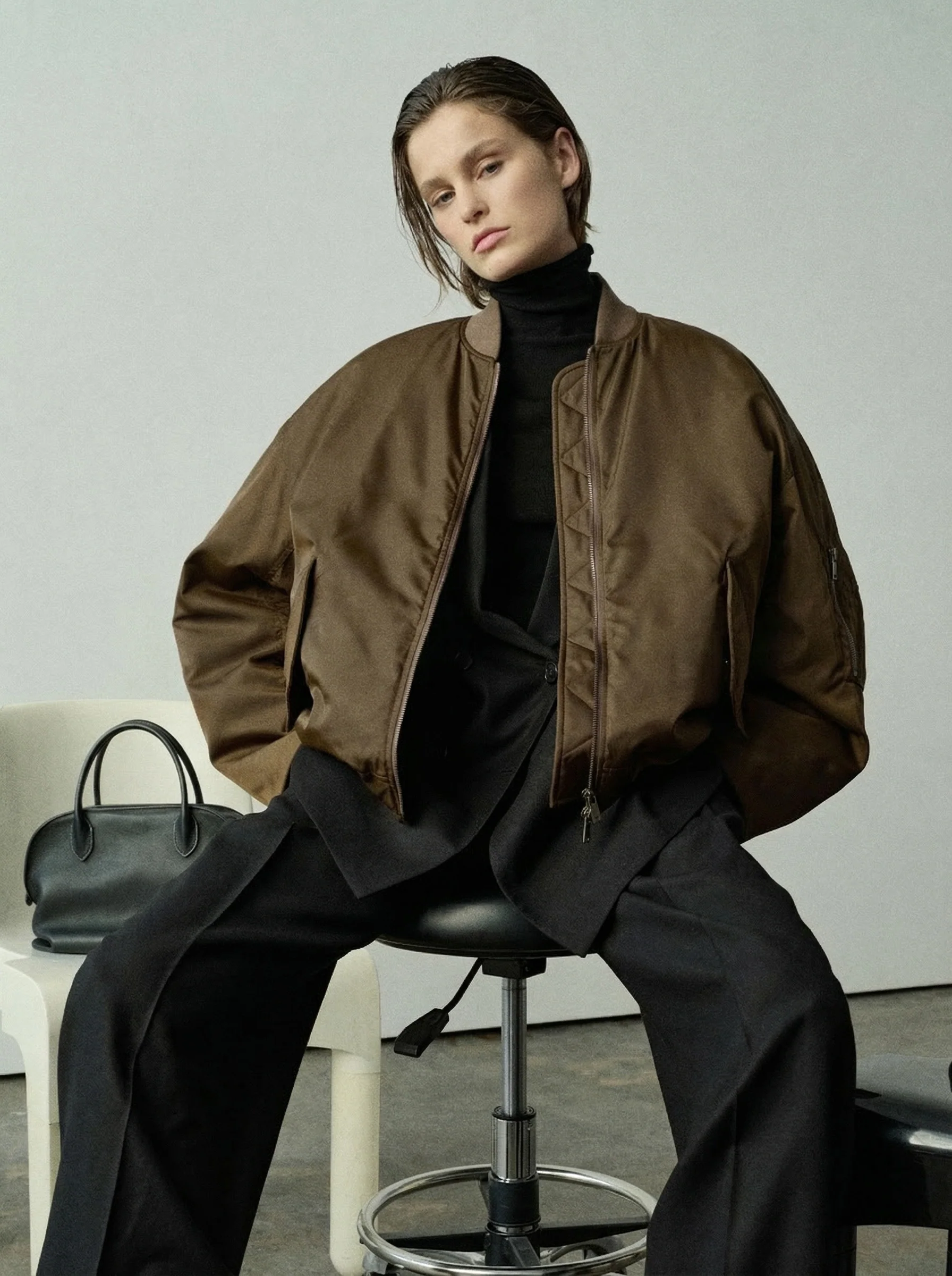 Insulated Nylon Bomber