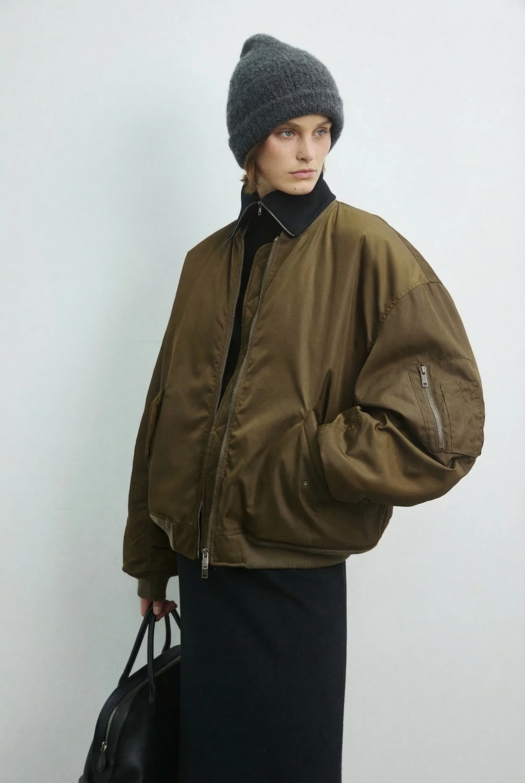 Insulated Nylon Bomber - Image 3