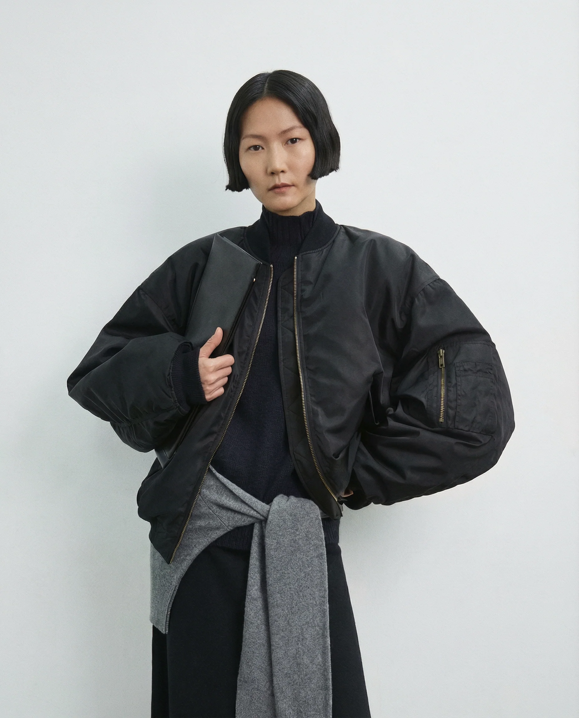 Insulated Nylon Bomber - Image 5