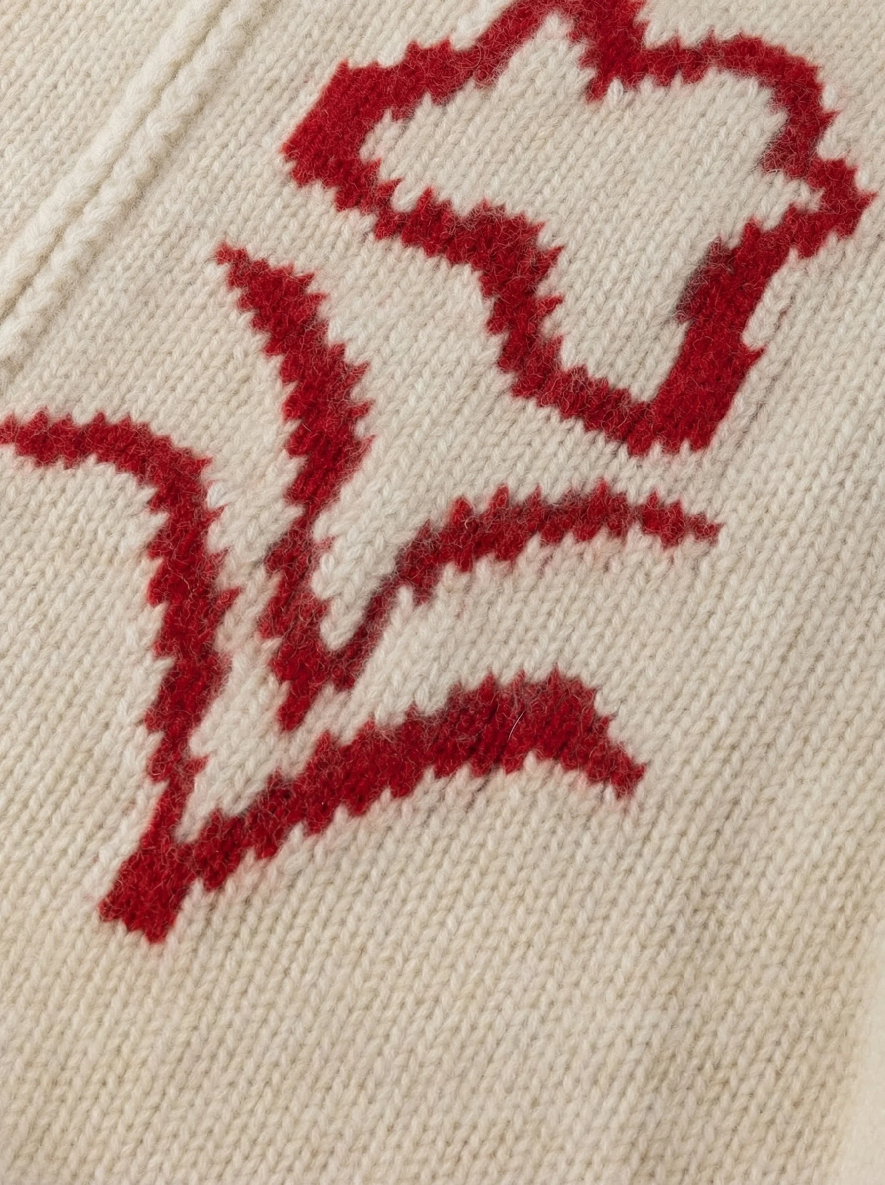 Intarsia Zip Cardigan - Image 4