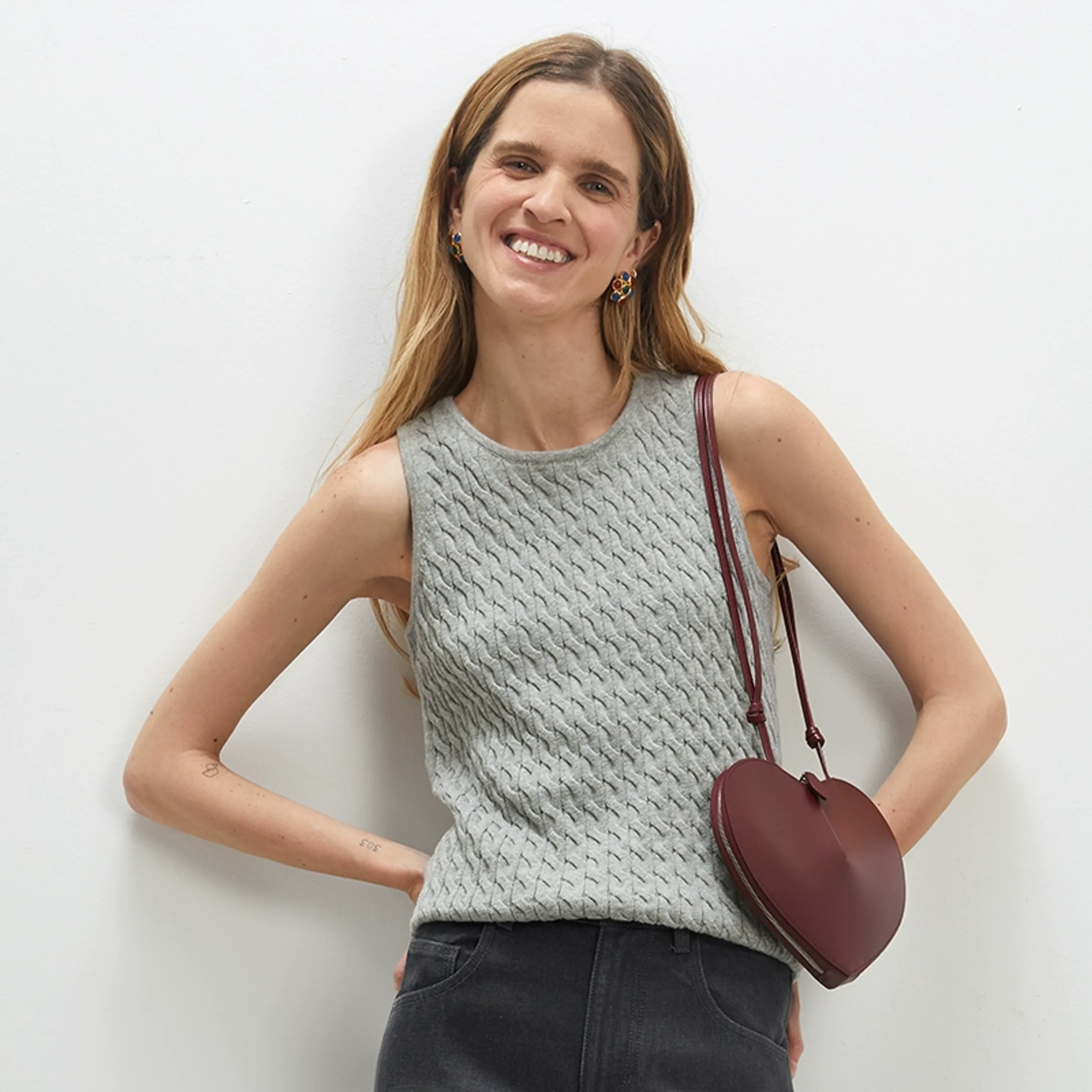 Iris Cable Knit Vest - Image 8