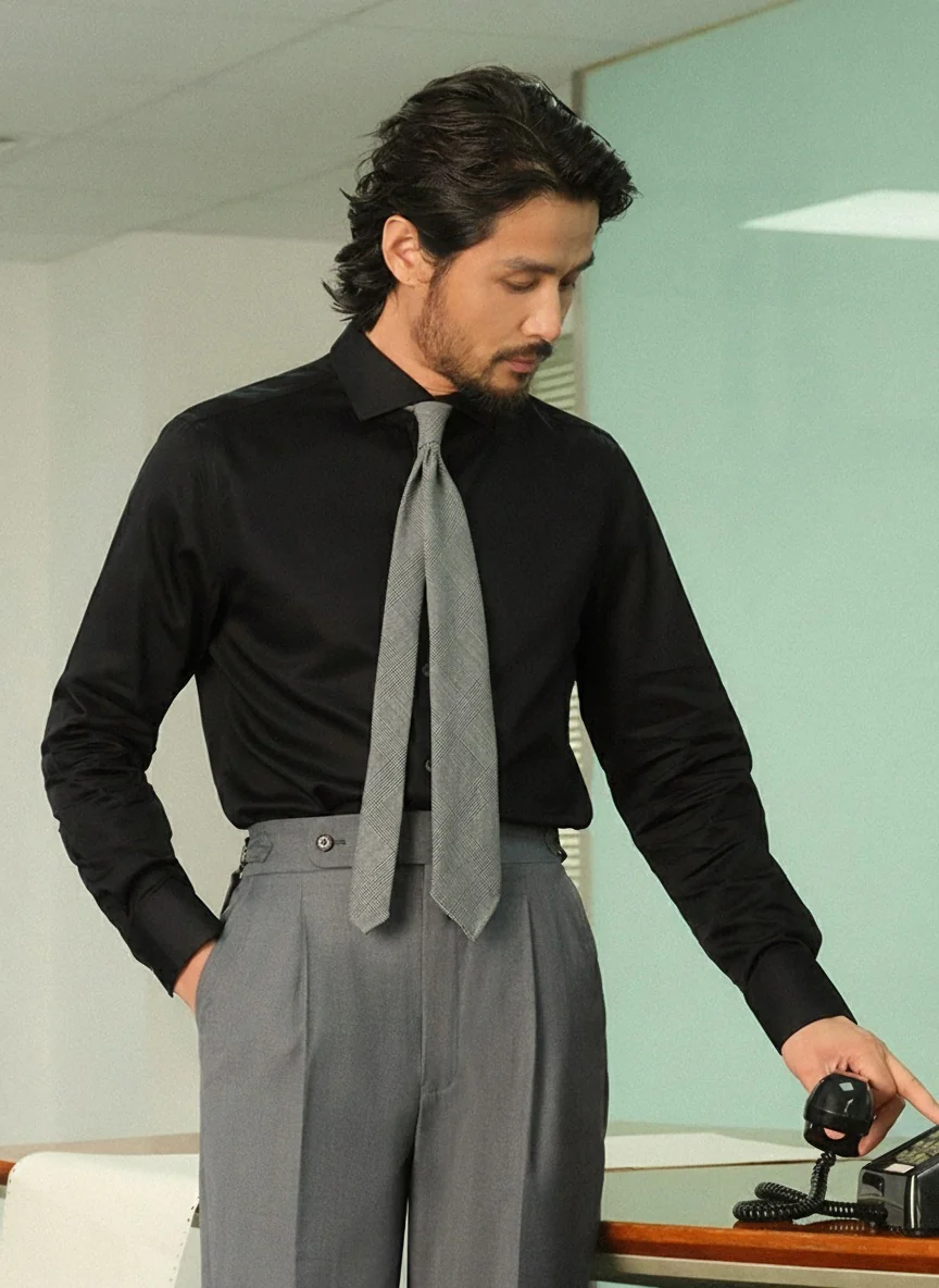 Iron-Free Commuter Cotton Shirt