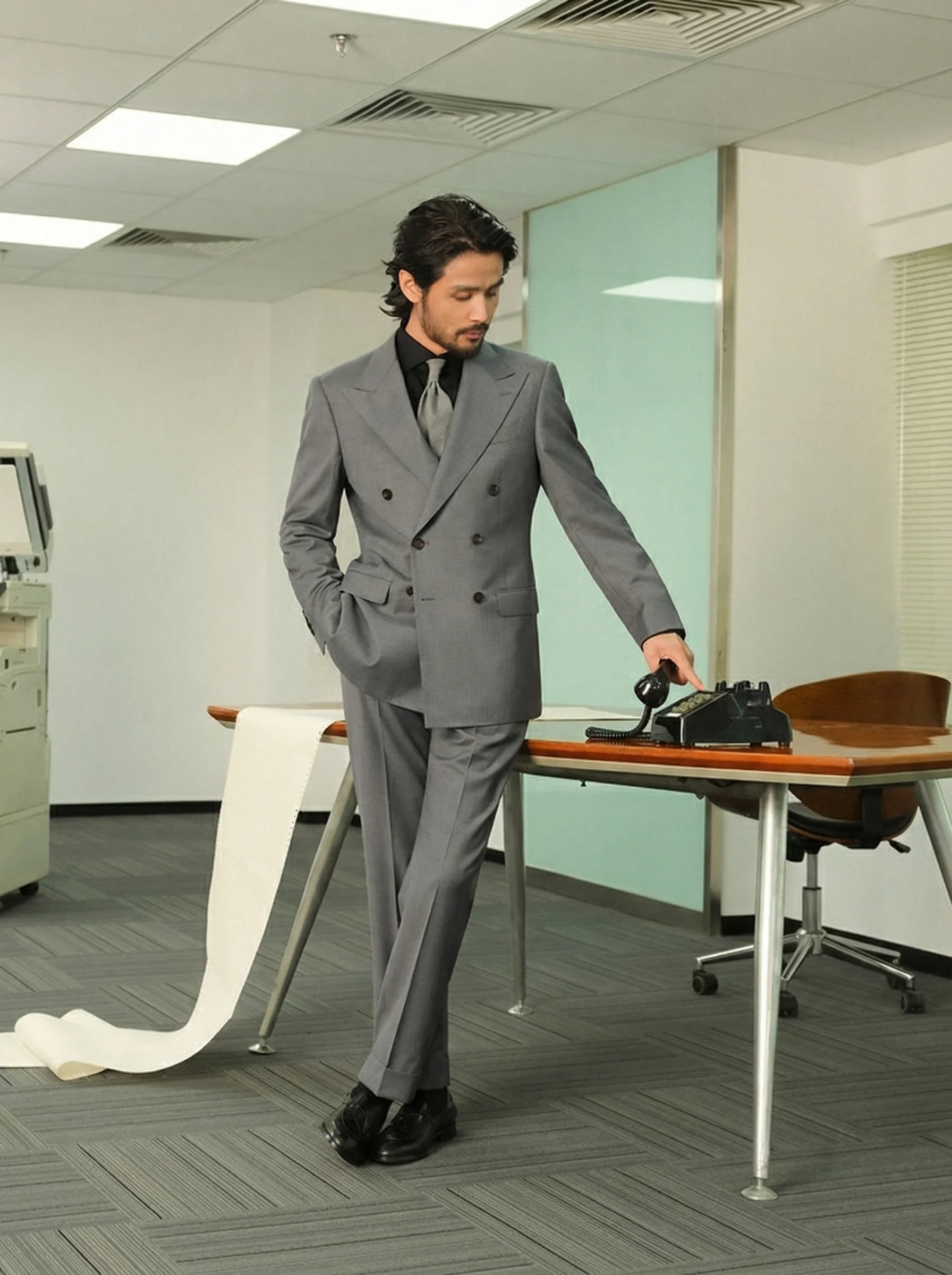 Iron-Free Commuter Cotton Shirt - Image 2