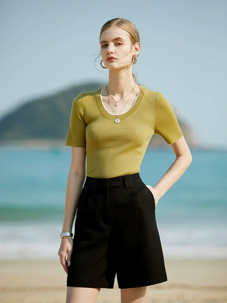 Italian Acetate Bermuda Shorts - Image 3