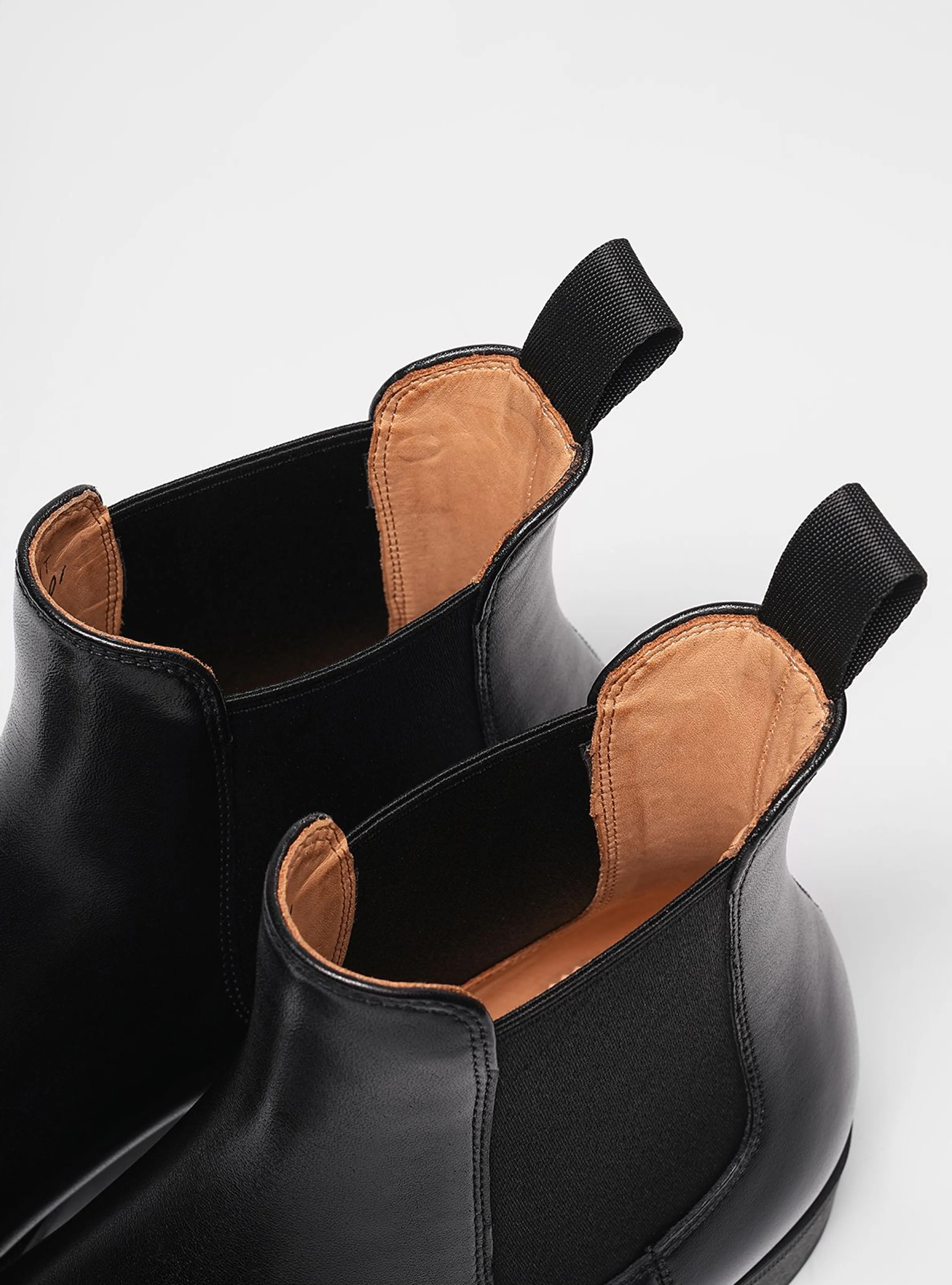 Italian Calf Leather Cap-Toe Chelsea Boots - Image 6