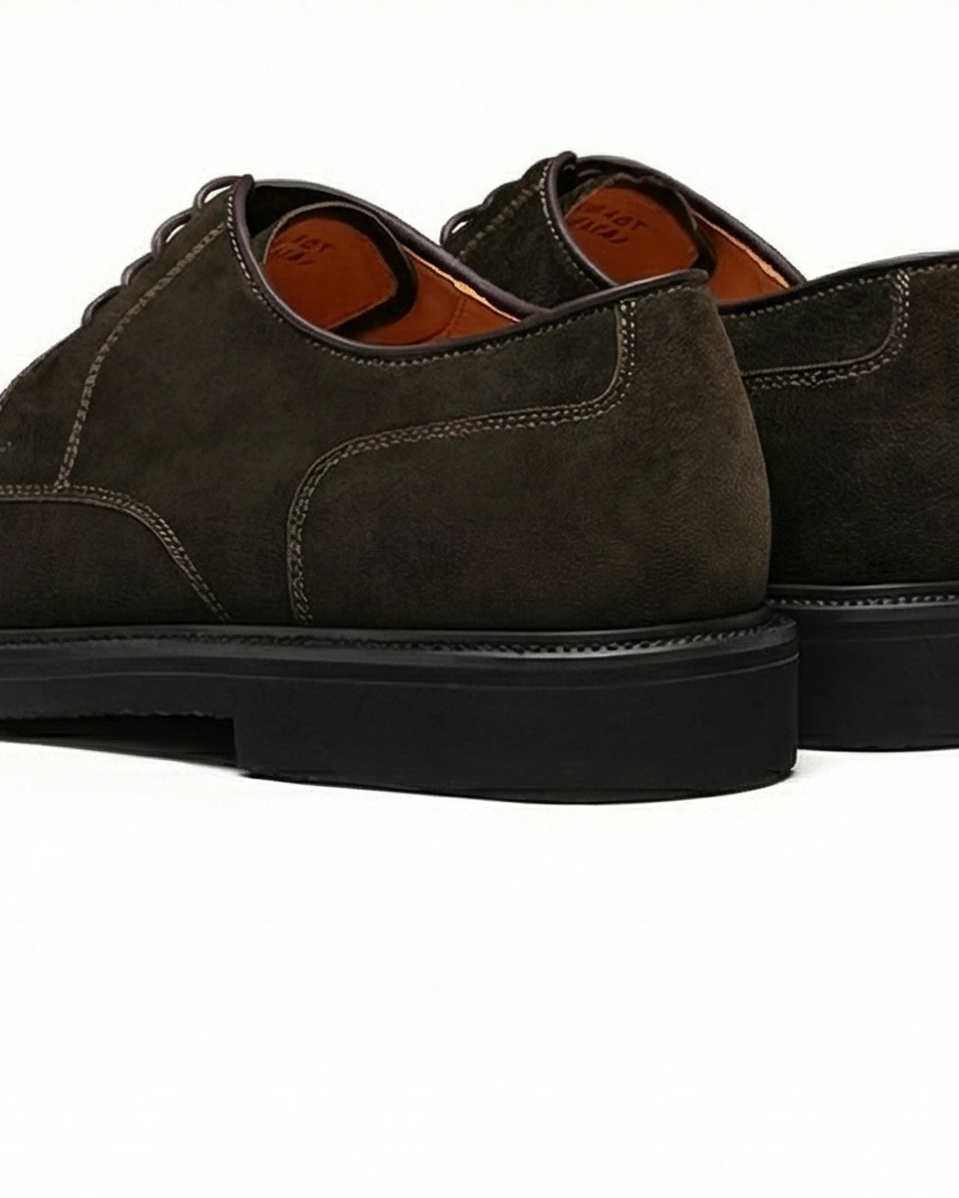 Italian Calf Suede Apron-Toe Derby - Image 7