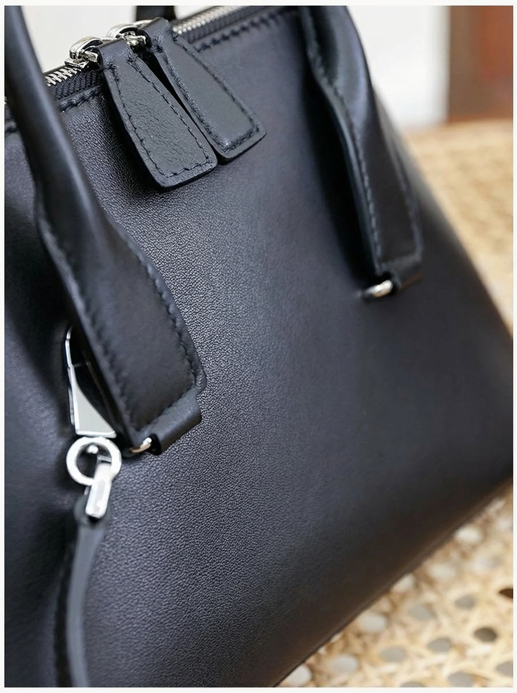 Italian Calfskin Mini Shell Bag - Image 8