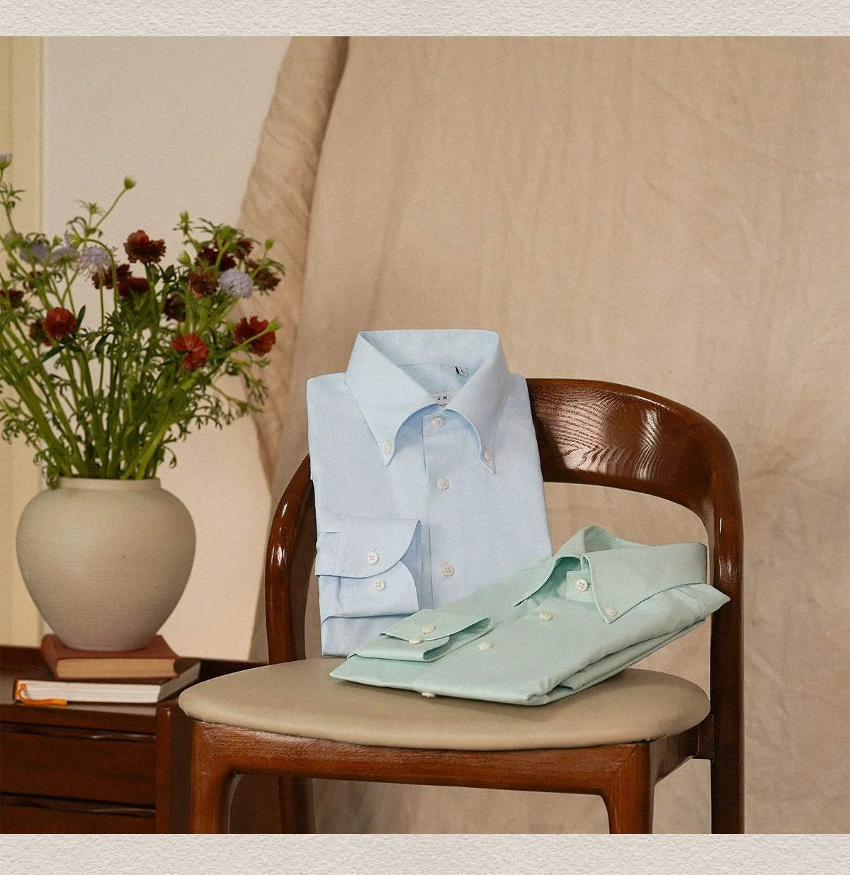 Italian Cotton Modal Dress Shirt - Image 14