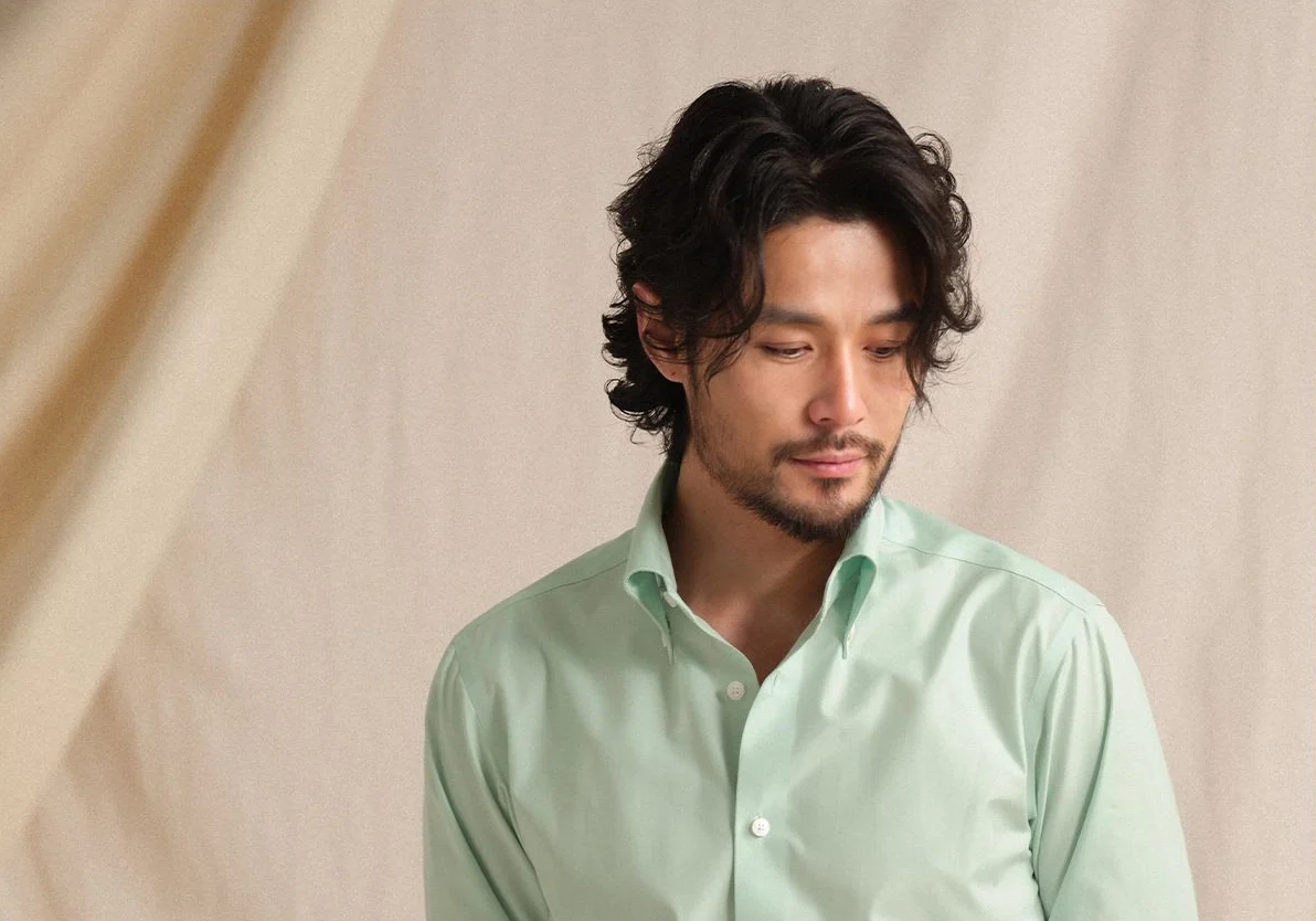 Italian Cotton Modal Dress Shirt - Image 4