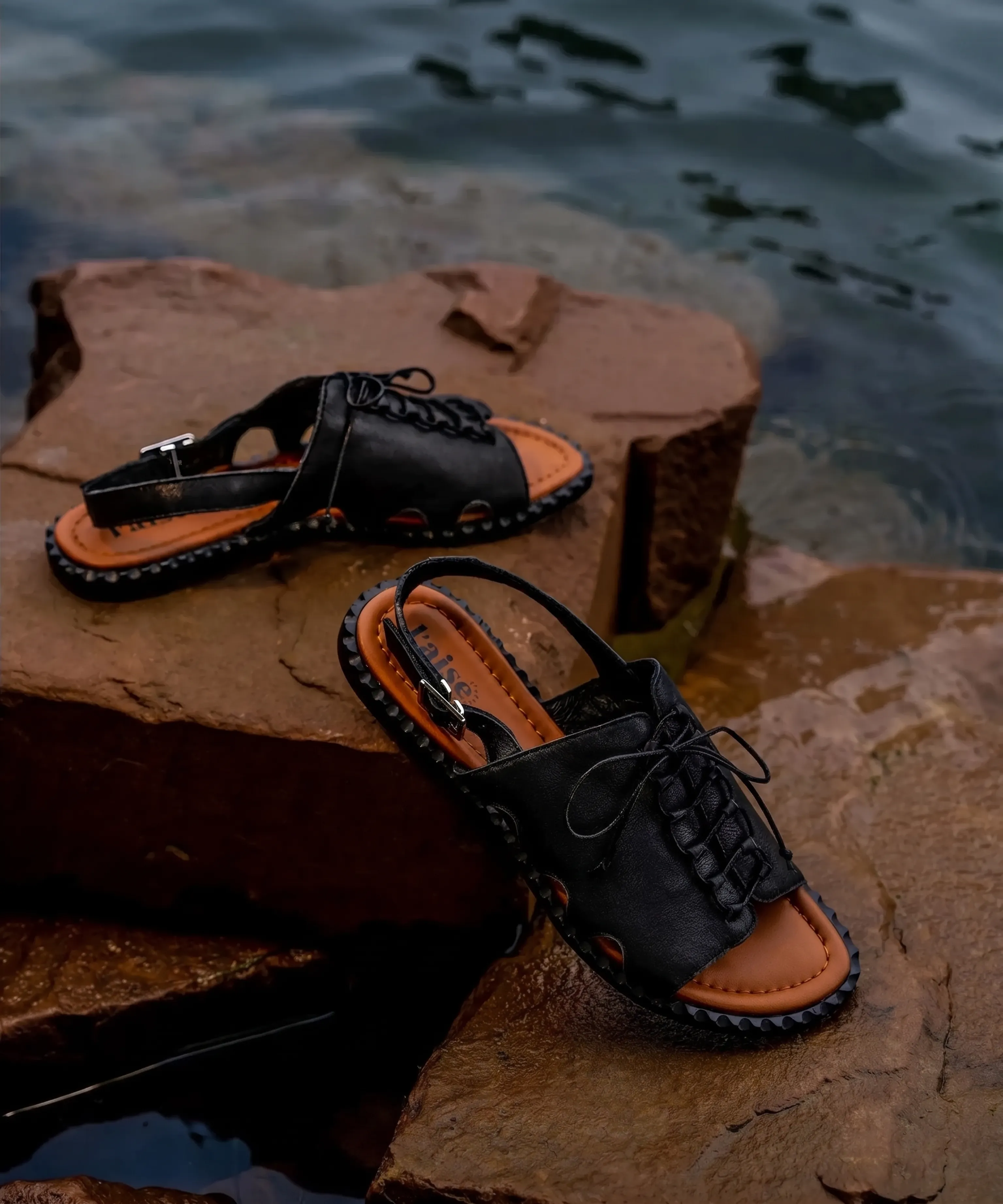 Italian Cowhide Roman Sandals - Image 7