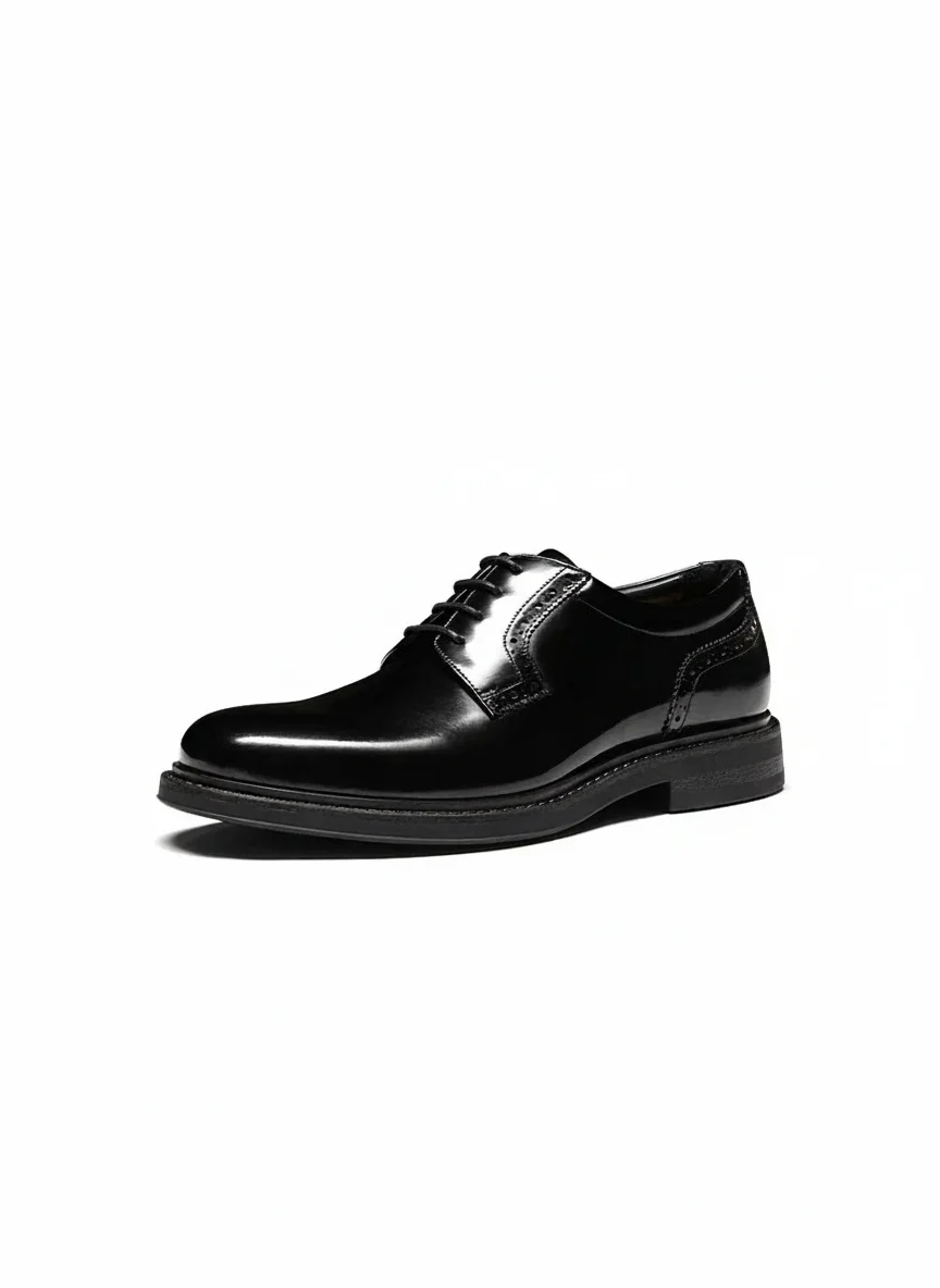 Italian Leather Box Calf Plain-Toe Derby - Image 3