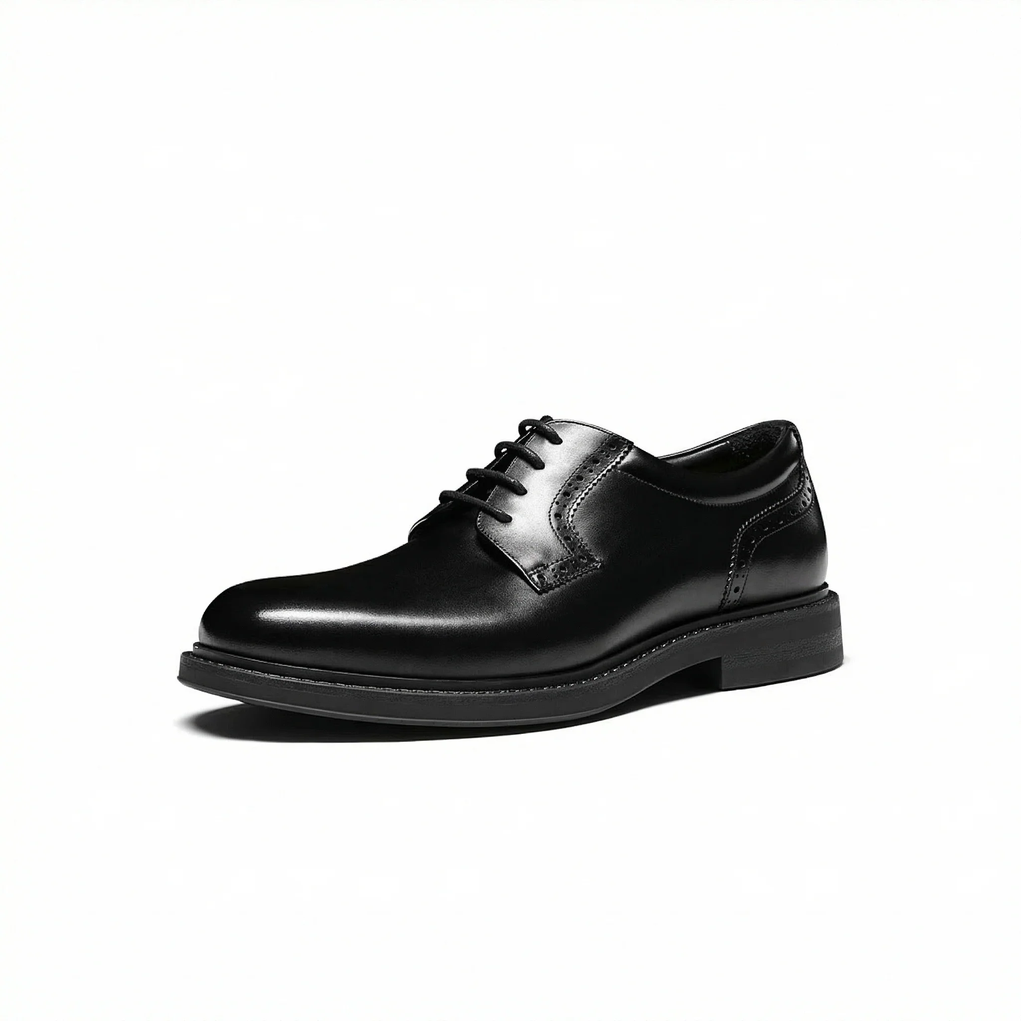 Italian Leather Box Calf Plain-Toe Derby - Image 4