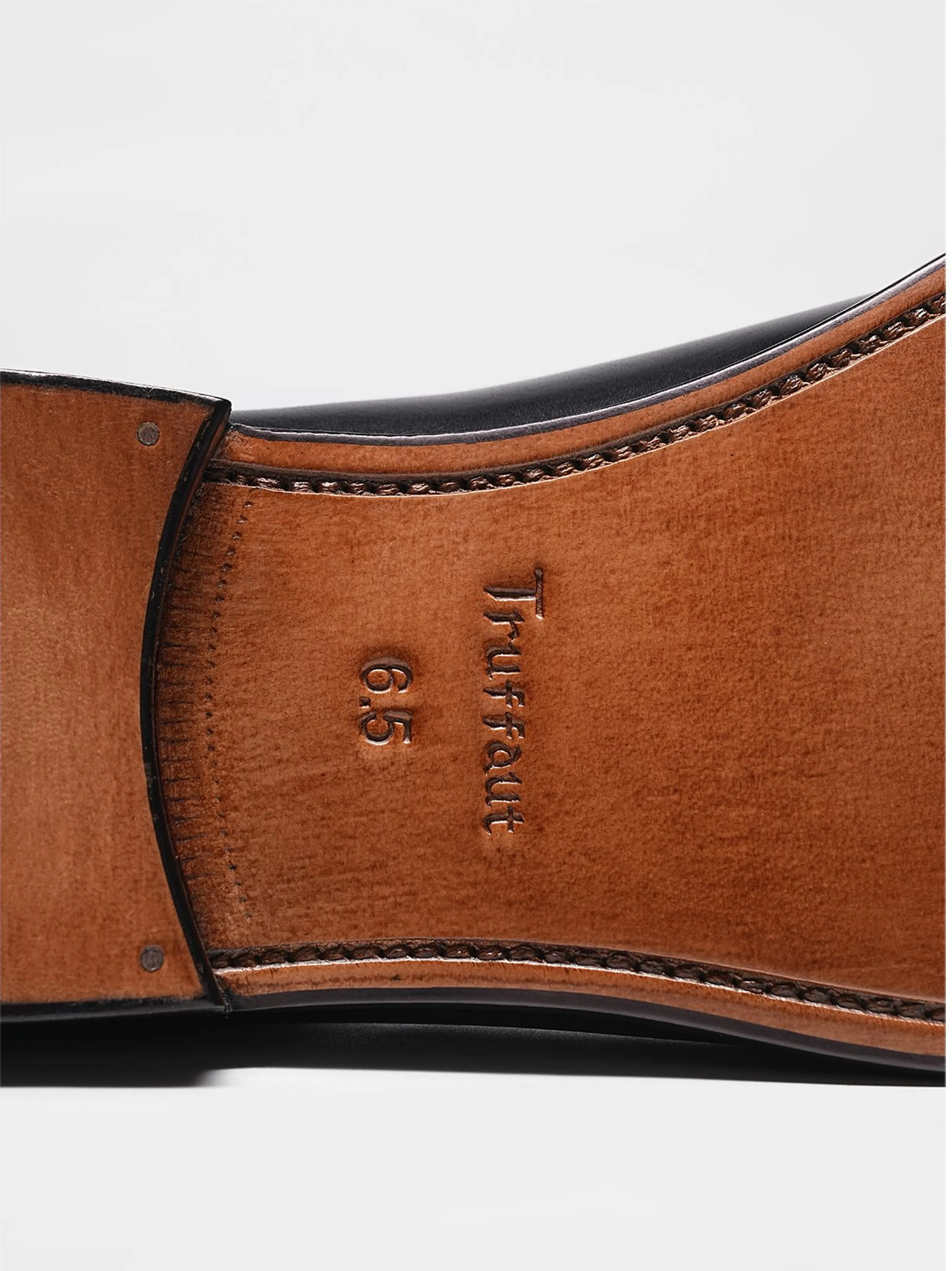 Italian Leather Cap-Toe Brogue Chelsea Boot - Image 6
