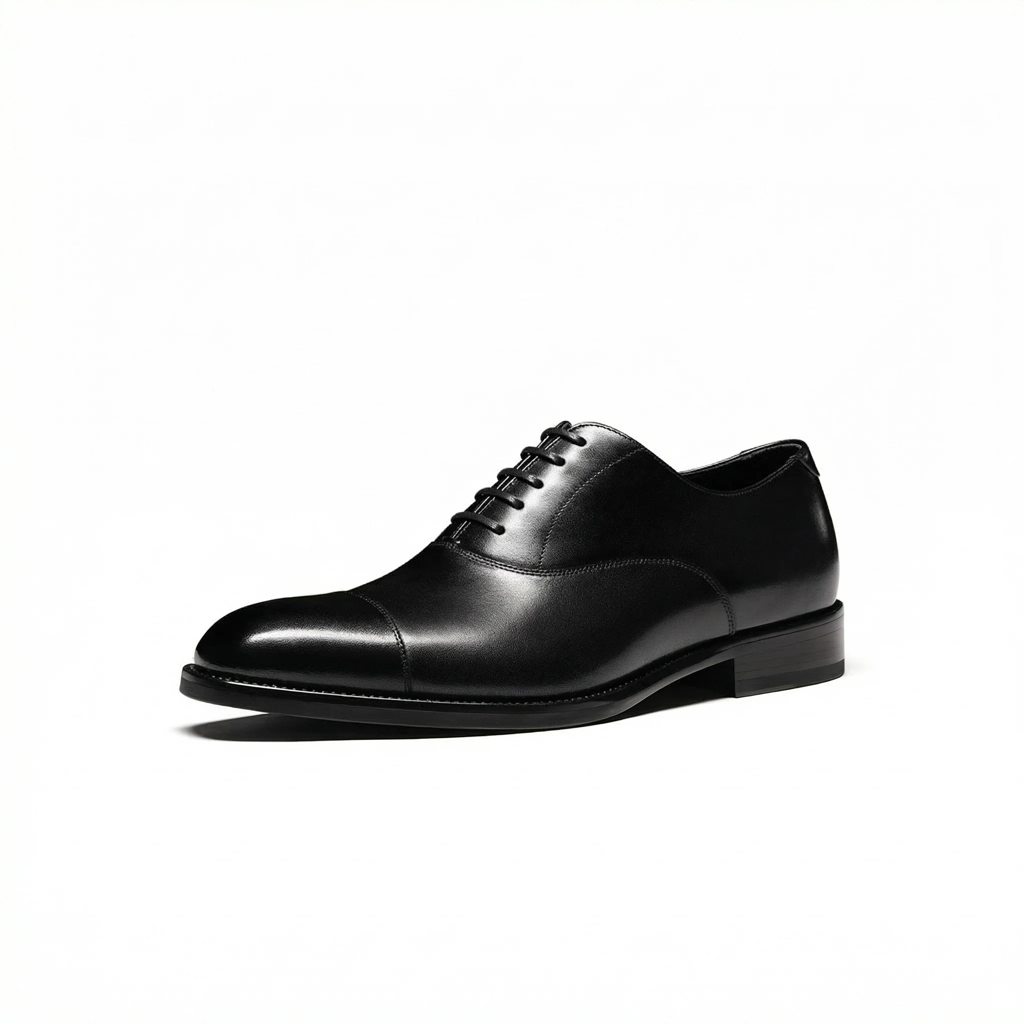 Italian Leather Cap-Toe Oxford