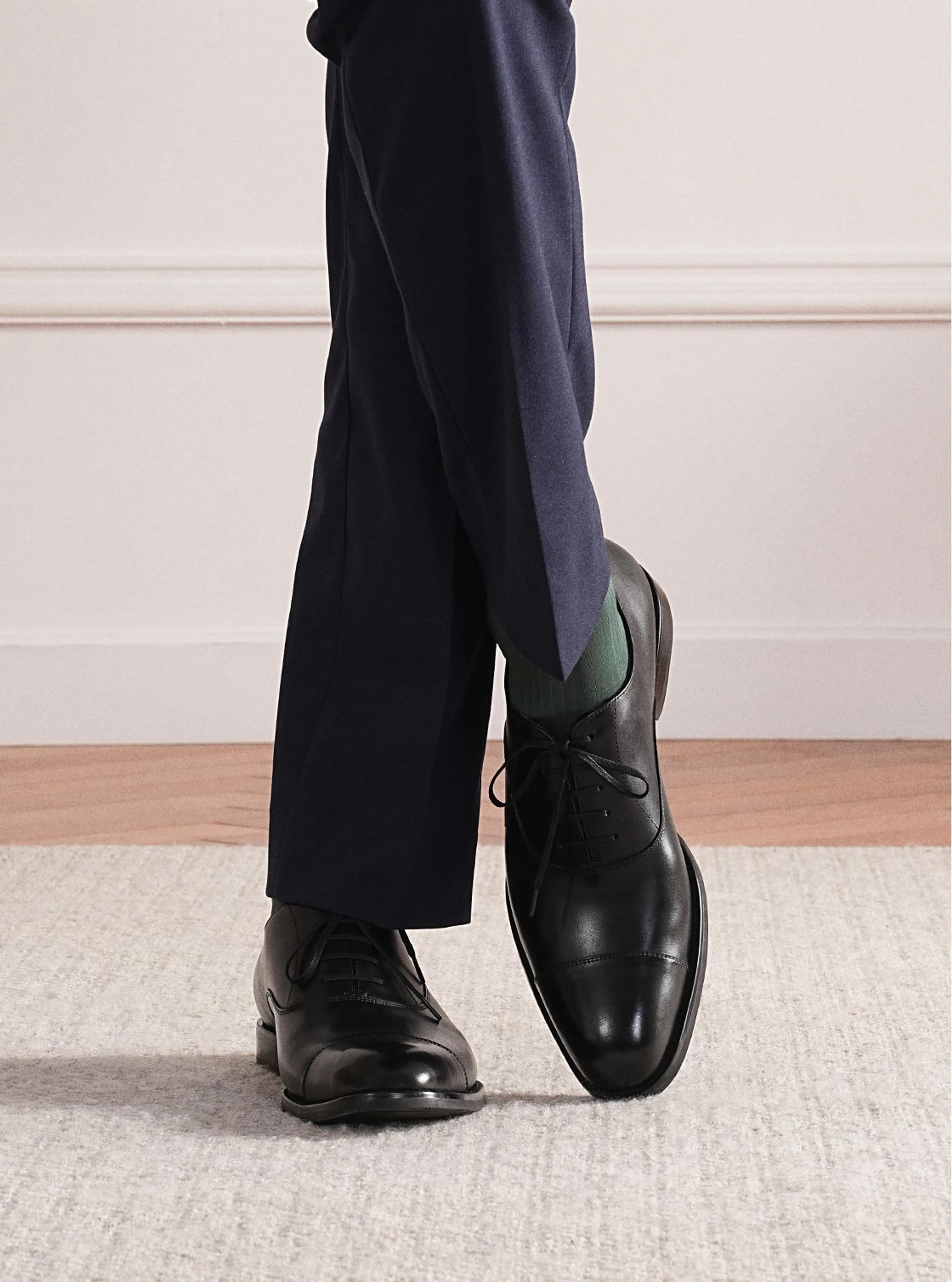 Italian Leather Cap-Toe Oxford - Image 6