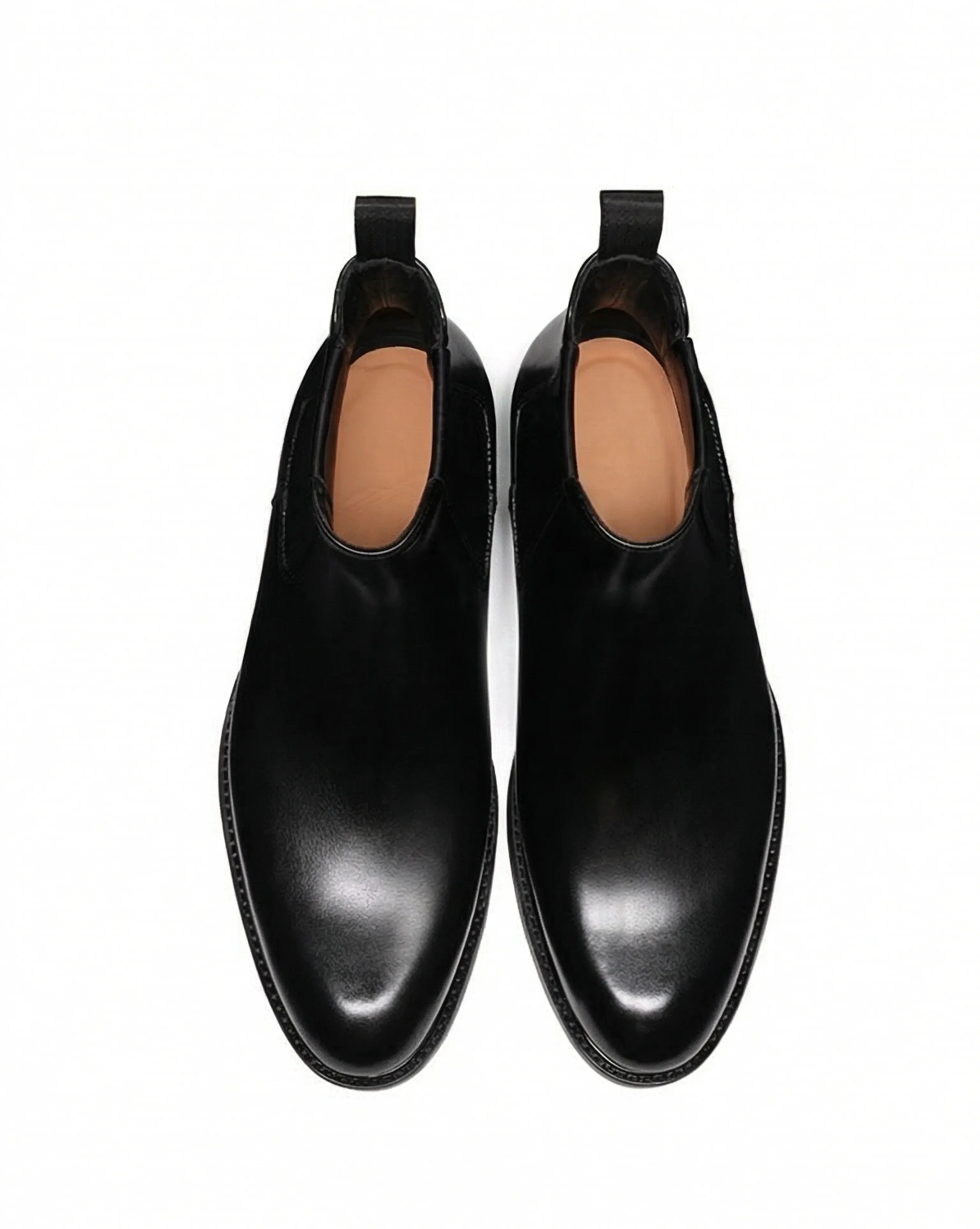 Italian Leather Lug Sole Chelsea Boot - Image 3