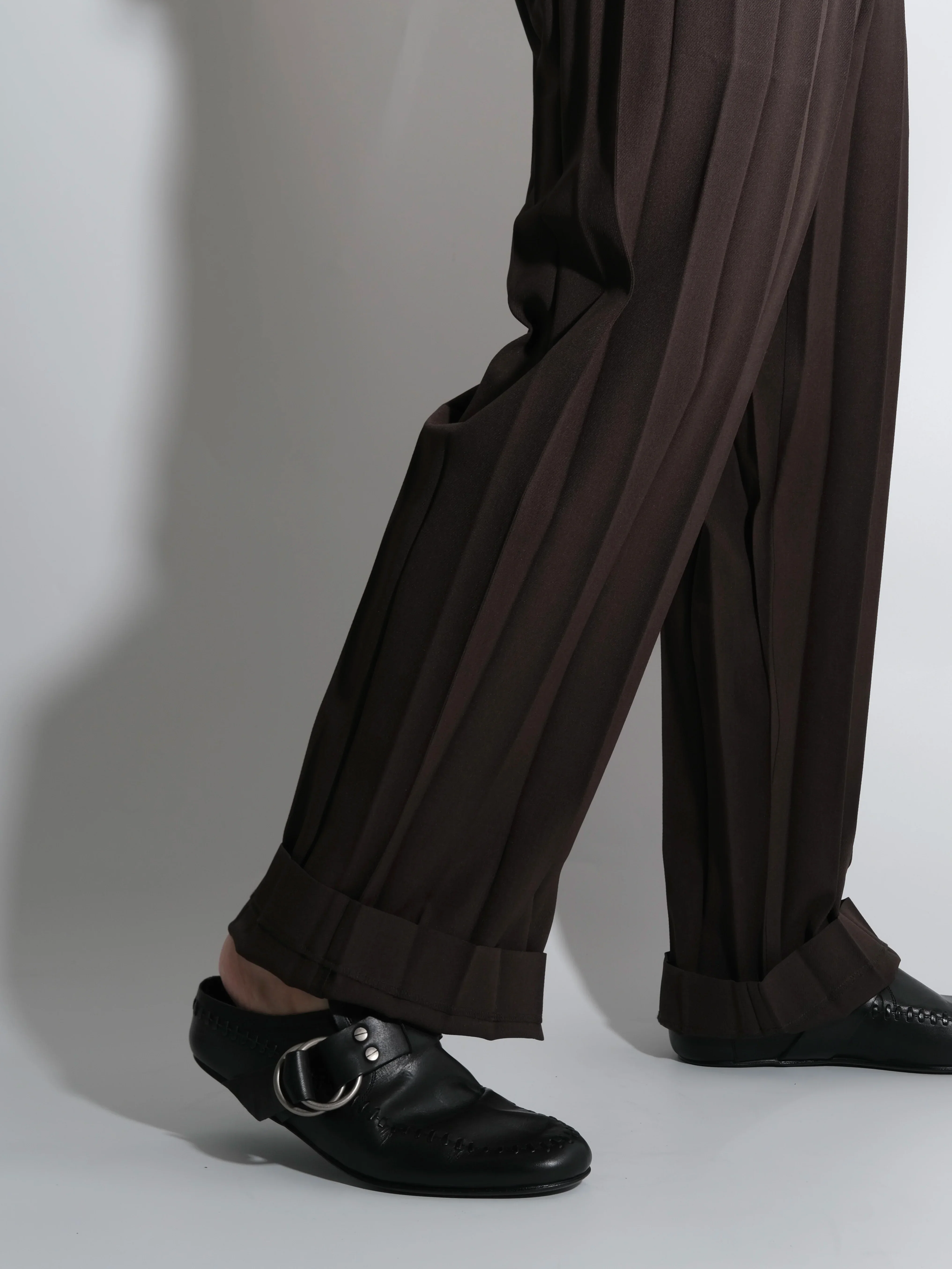 Italian Leather O-Ring Mule Loafer - Image 6