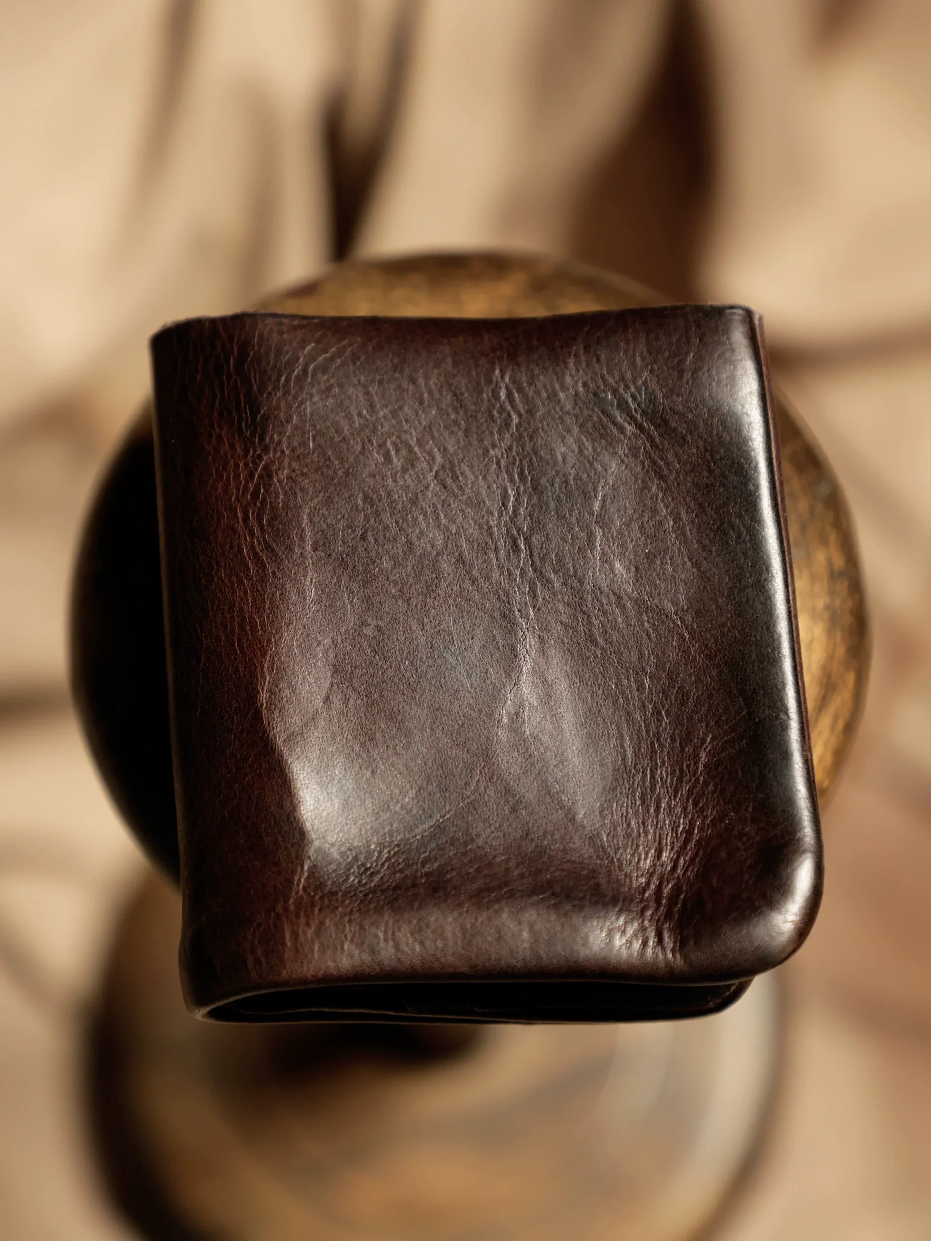 Italian Leather Vertical Bifold Wallet - Image 3