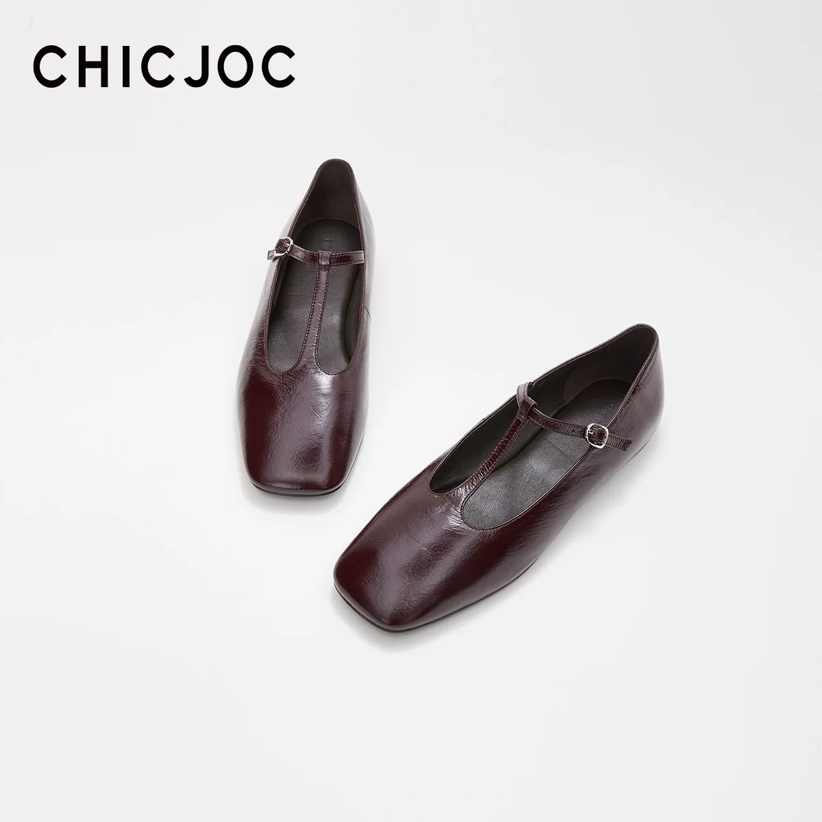 Italian Patent Leather T-Bar Mary Jane Flats - Image 4