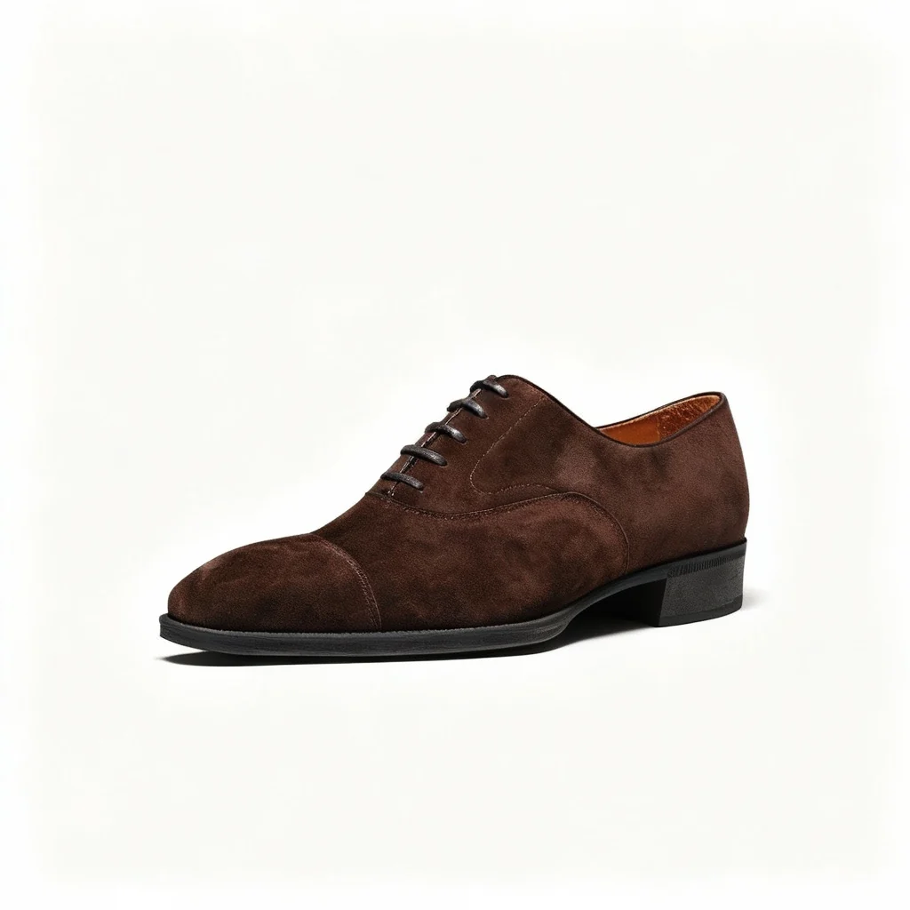 Italian Suede Cap-Toe Oxford - Image 2