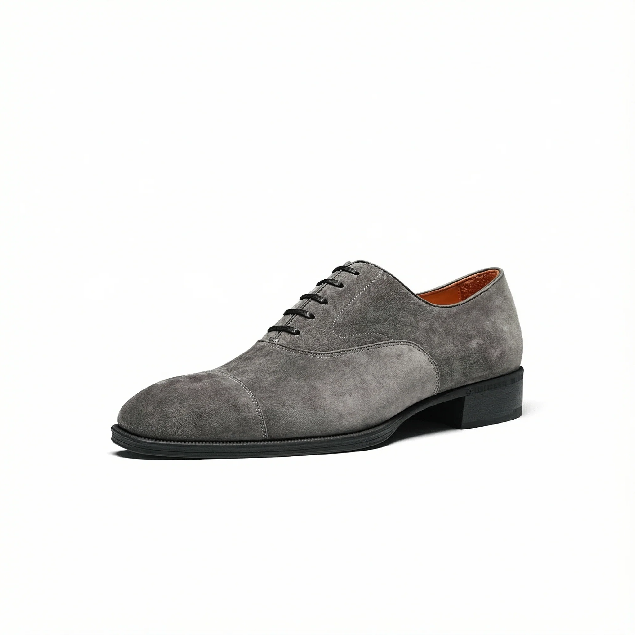 Italian Suede Cap-Toe Oxford - Image 3