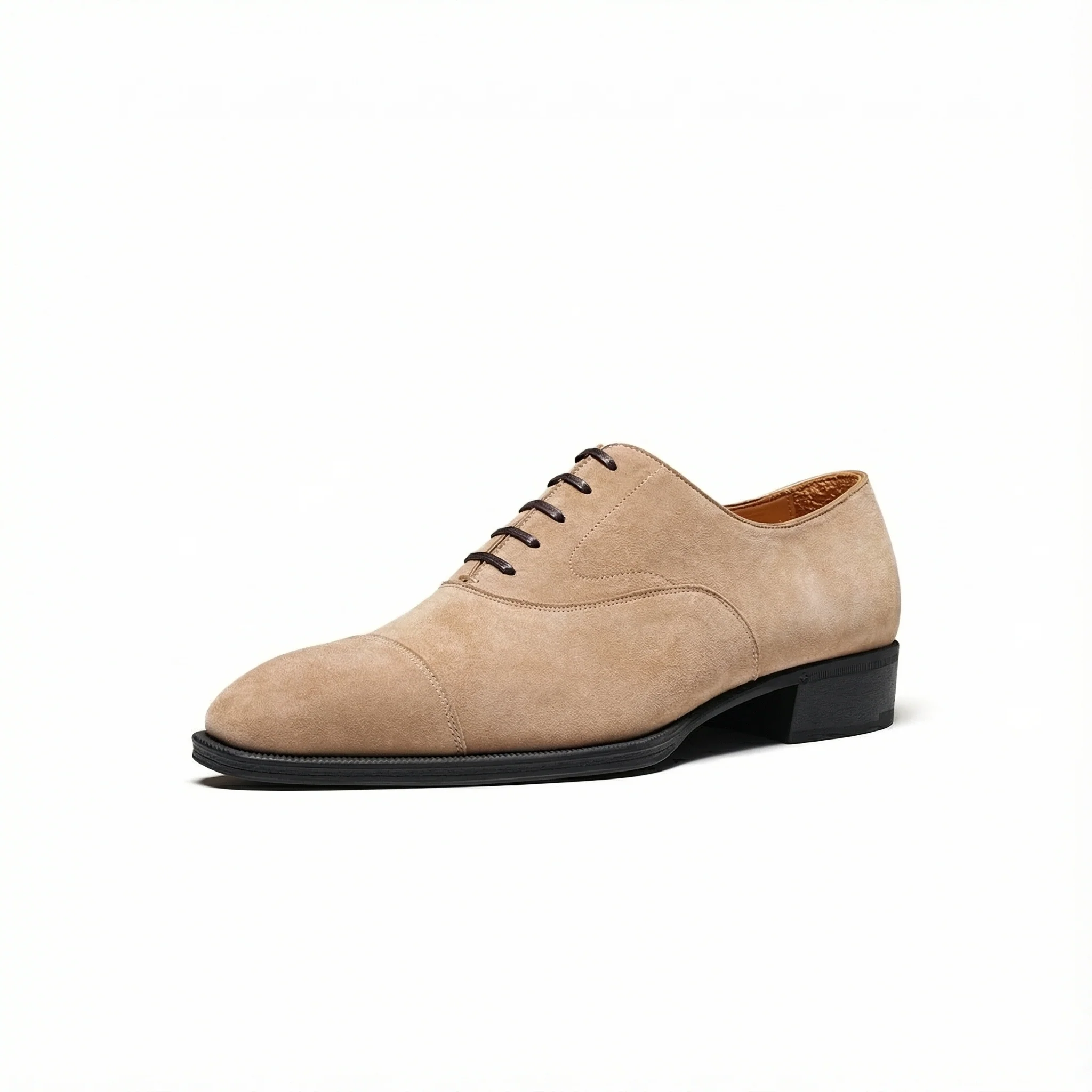 Italian Suede Cap-Toe Oxford - Image 4