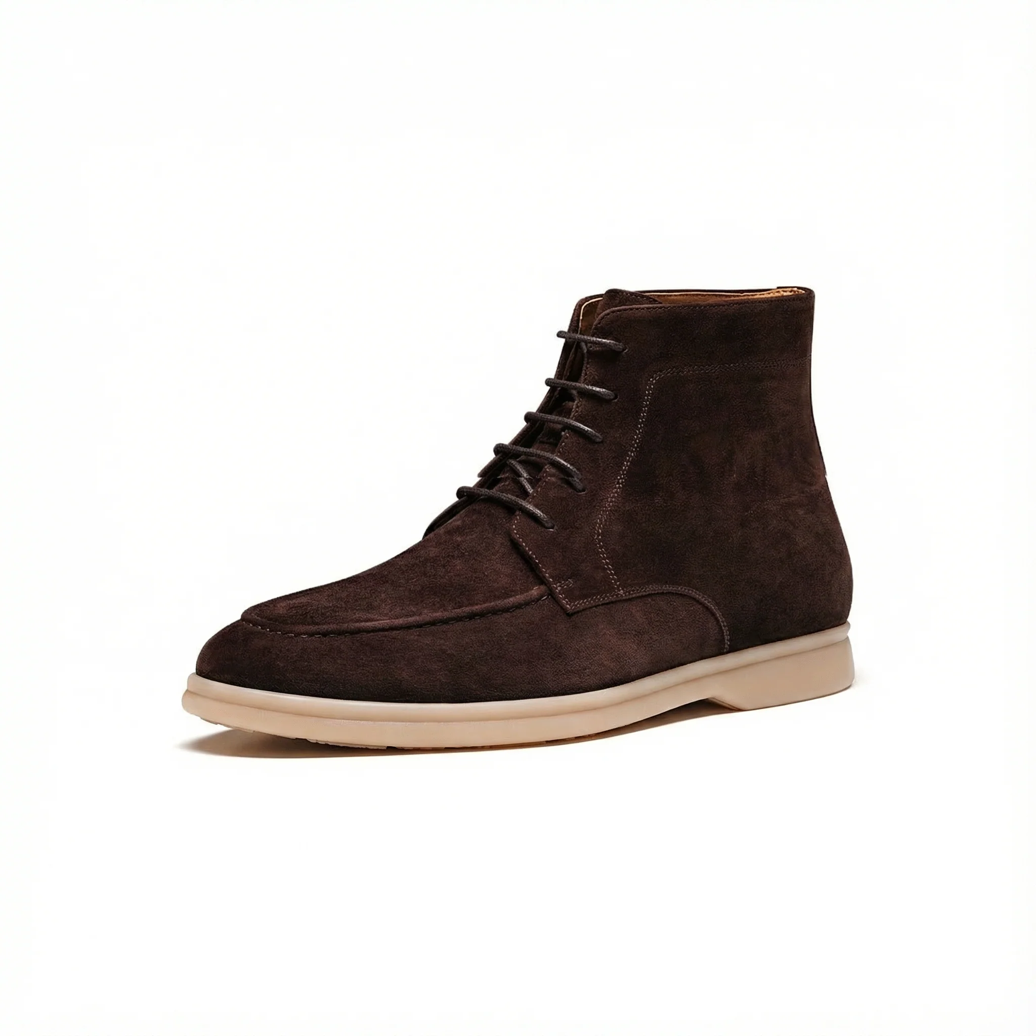 Italian Suede Moc-Toe Chukka Boots - Image 3
