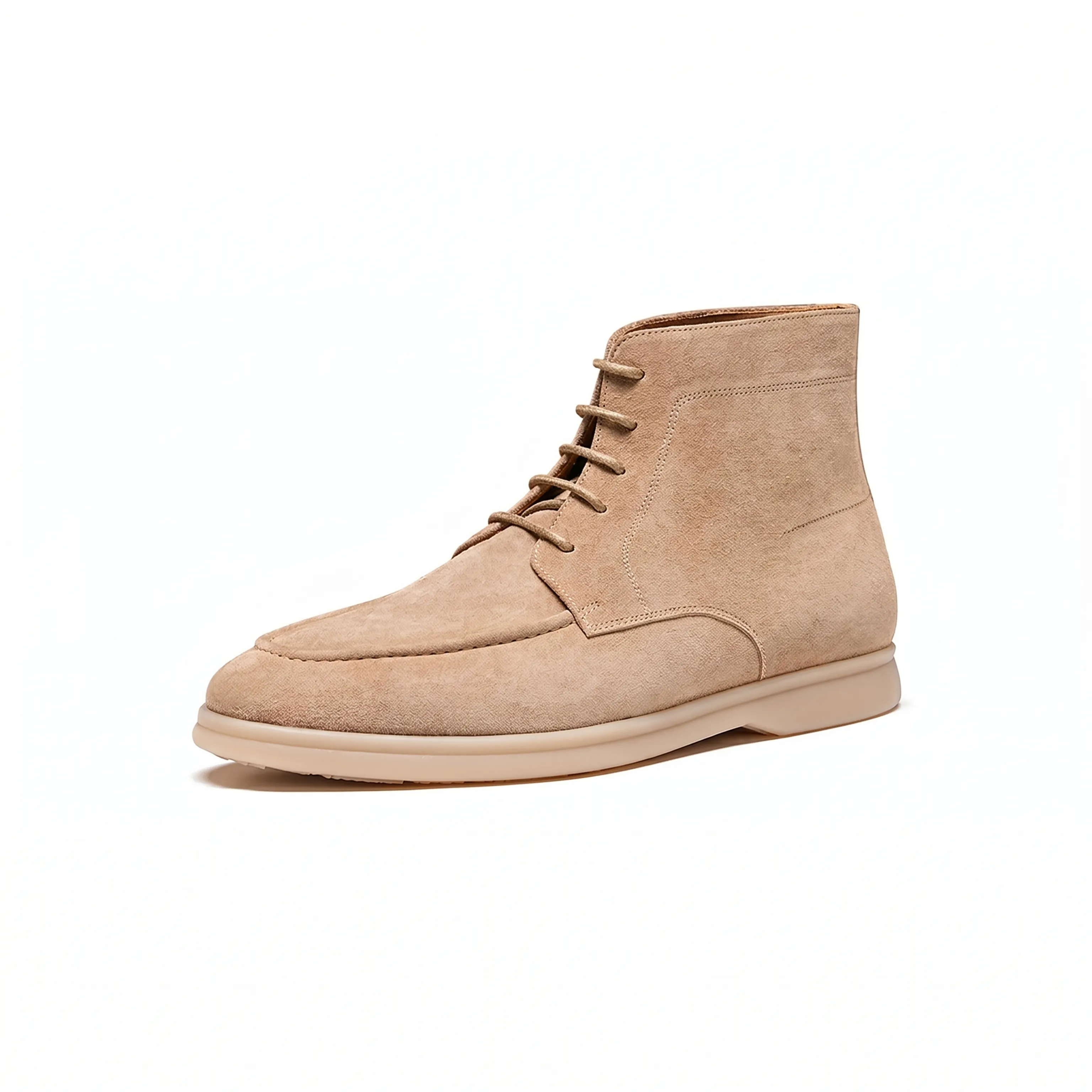 Italian Suede Moc-Toe Chukka Boots - Image 6