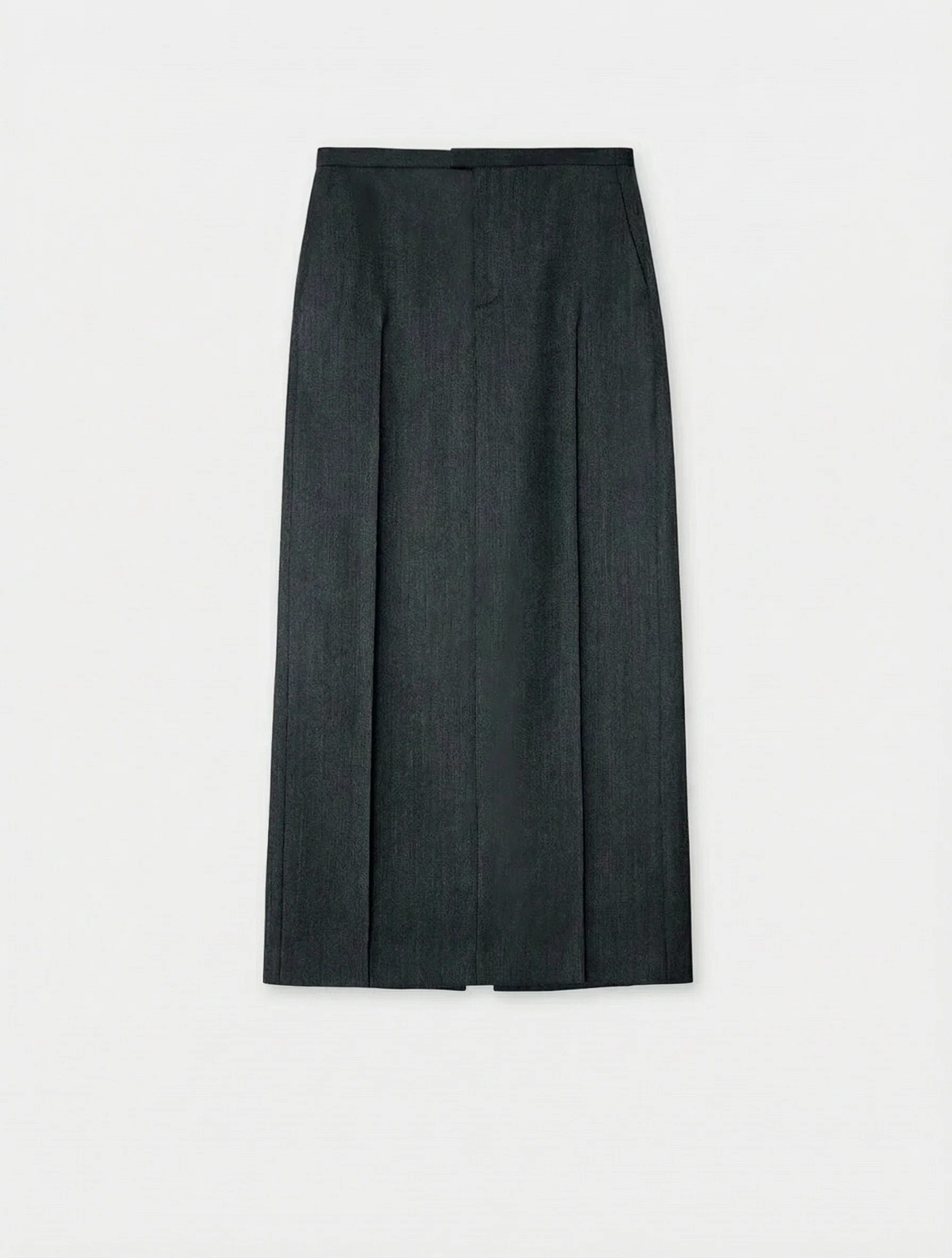 Italian Worsted Wool Column Skirt - Image 8