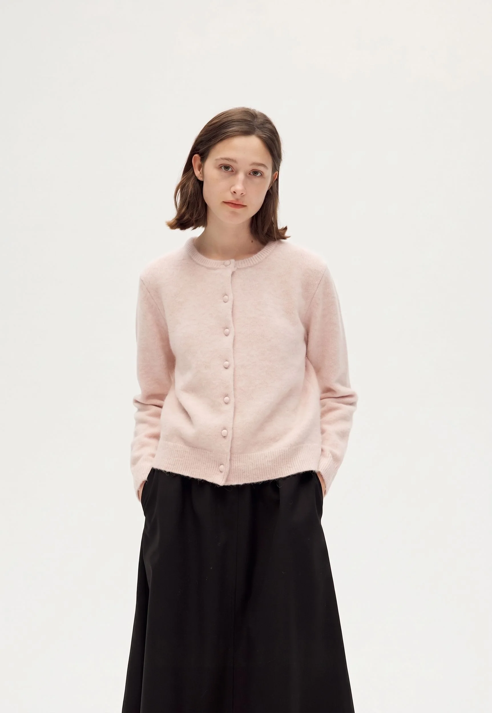 Ivory Button Cardigan - Image 8