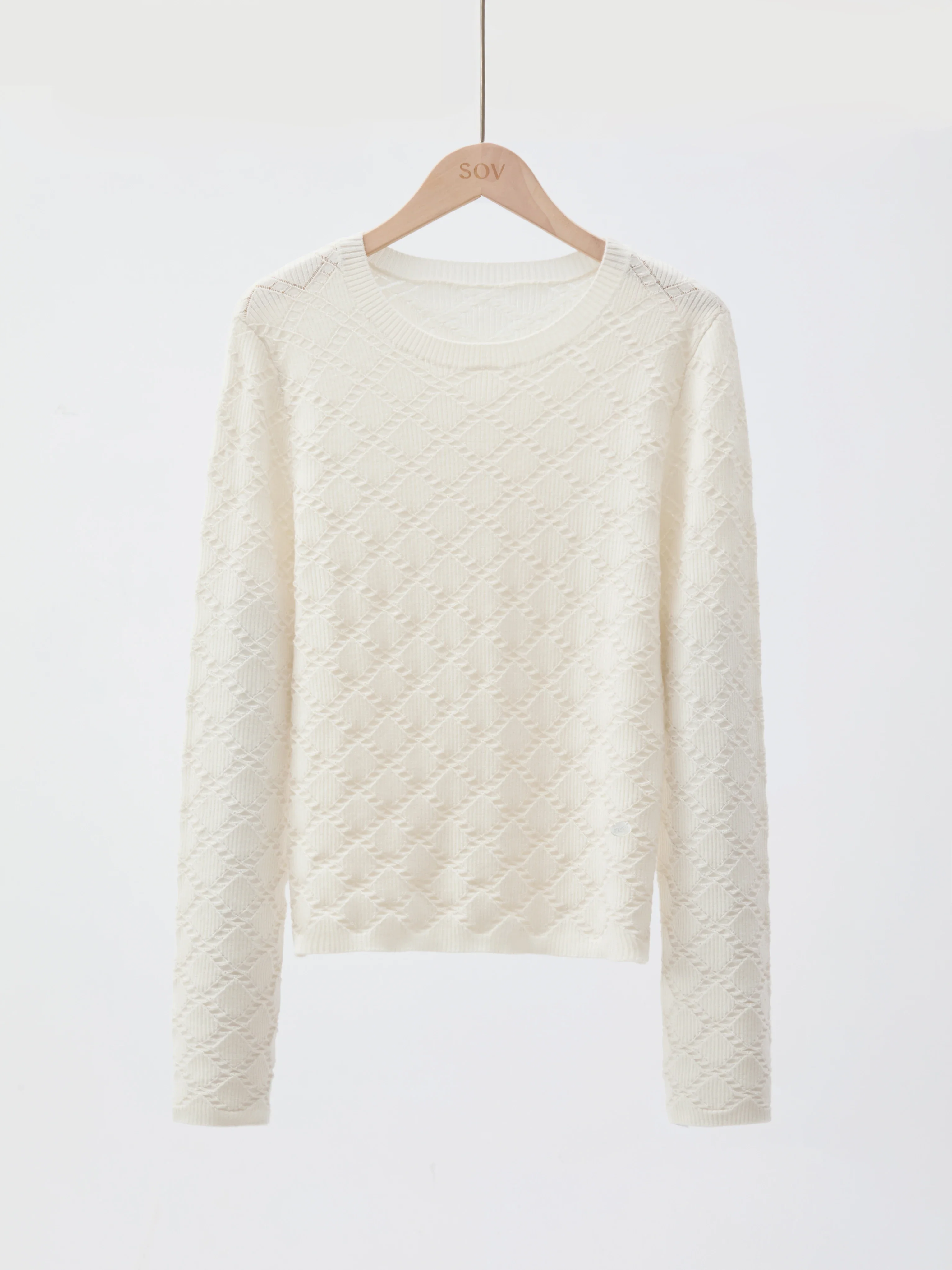 Ivory Diamond Pullover - Image 7