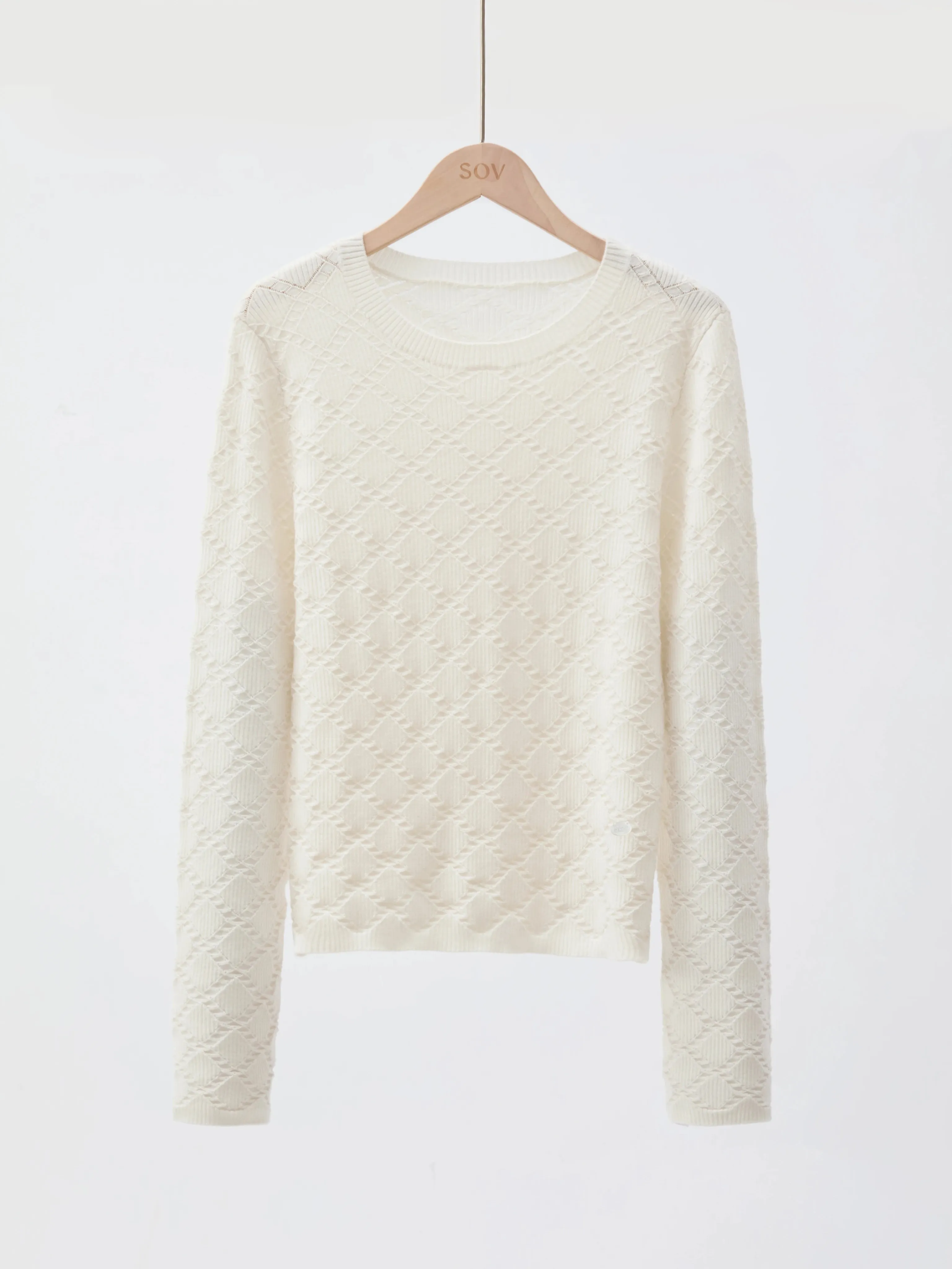 Ivory Diamond Pullover - Image 8