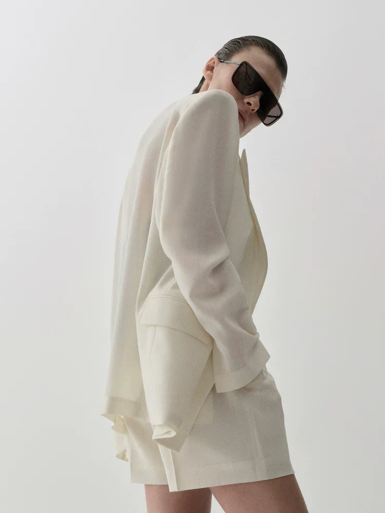 Ivory Double Blazer - Image 2