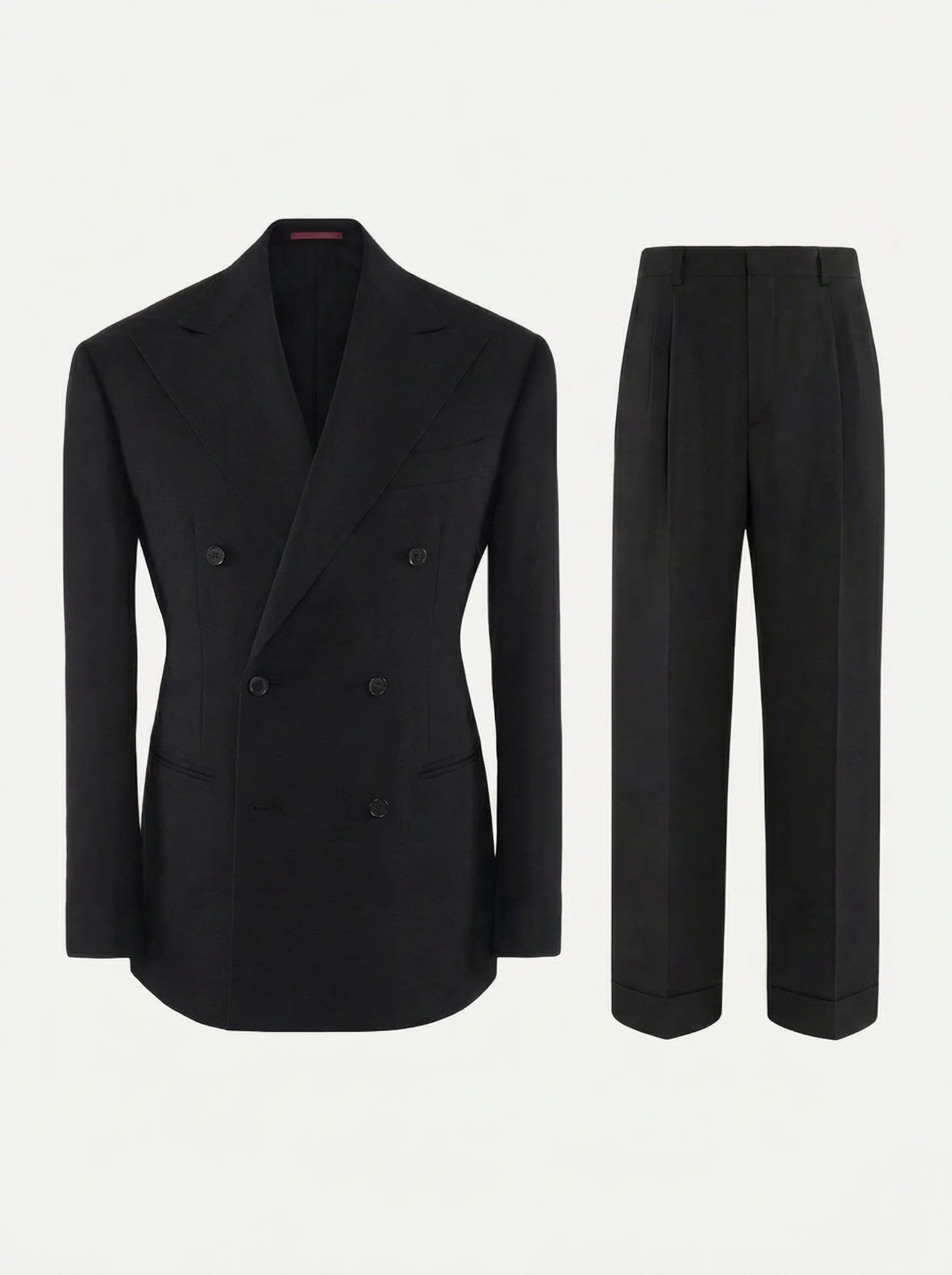 Ivory Double-Breasted Suit - Image 15