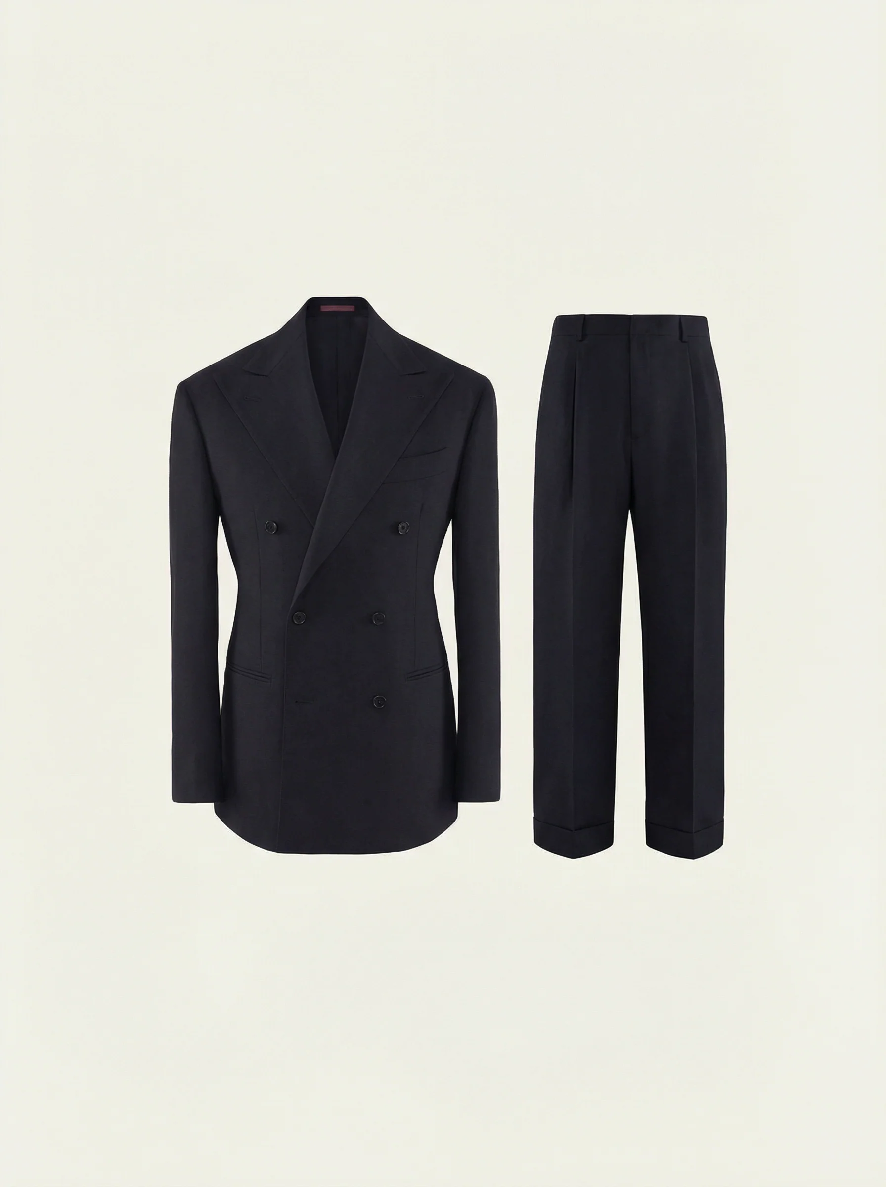 Ivory Double-Breasted Suit - Image 18