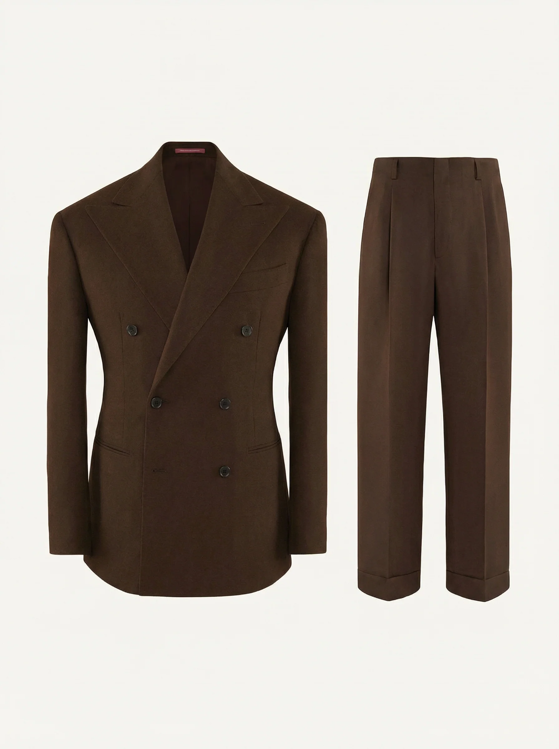 Ivory Double-Breasted Suit - Image 19
