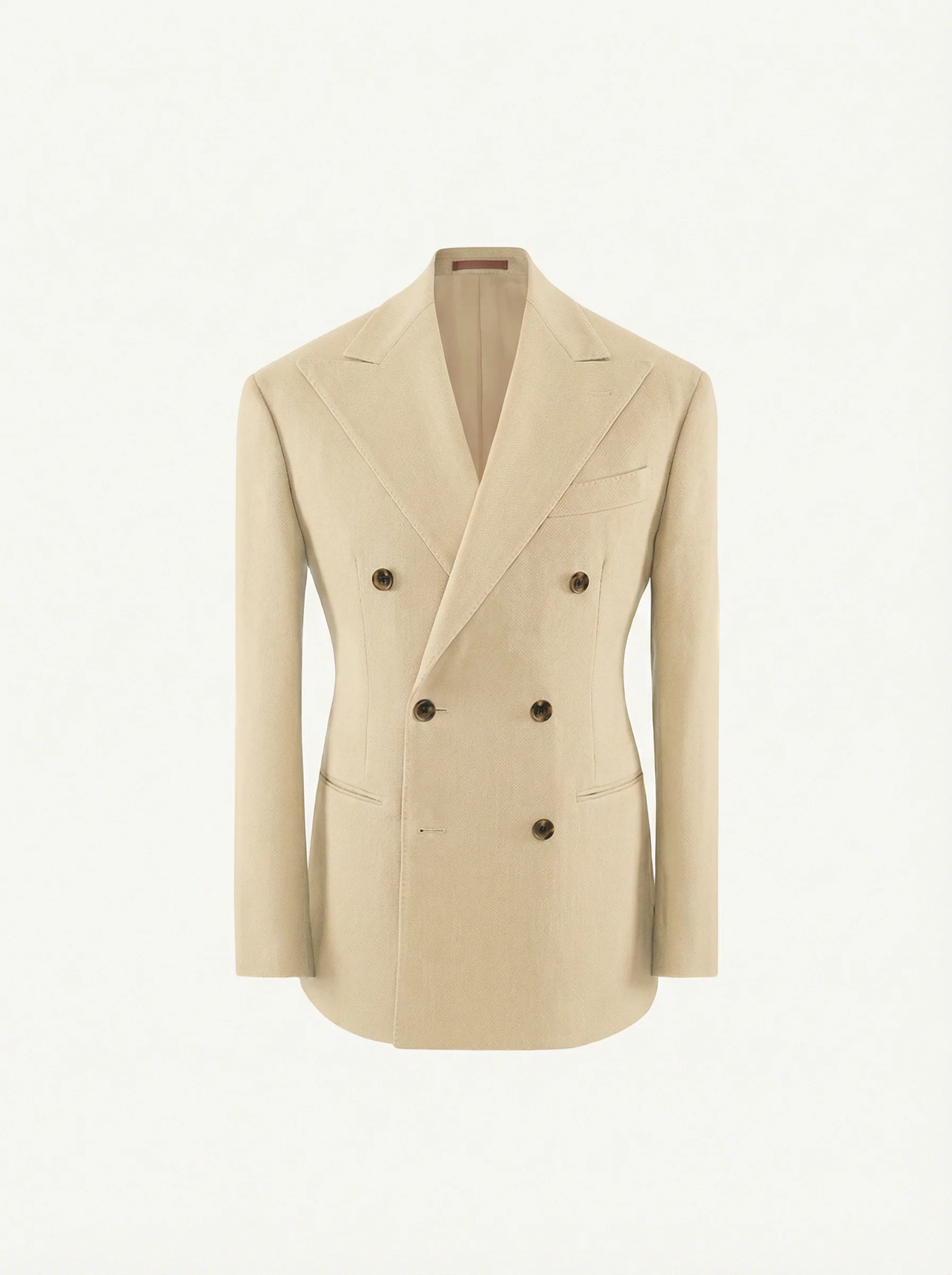 Ivory Double-Breasted Suit - Image 6