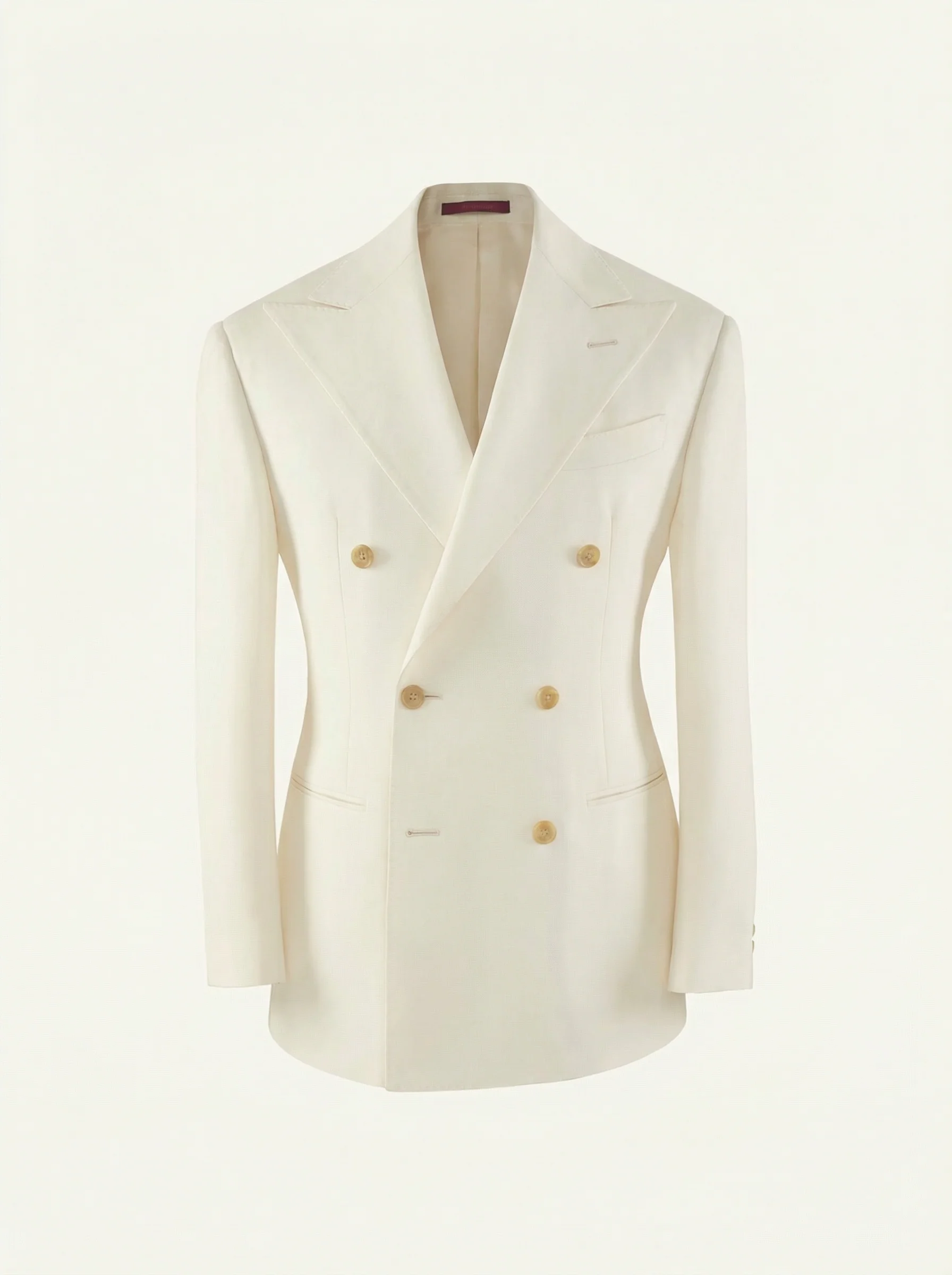 Ivory Double-Breasted Suit - Image 8