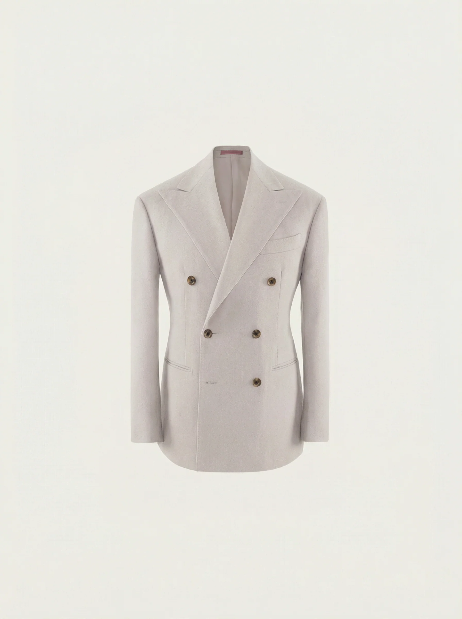 Ivory Double-Breasted Suit - Image 9