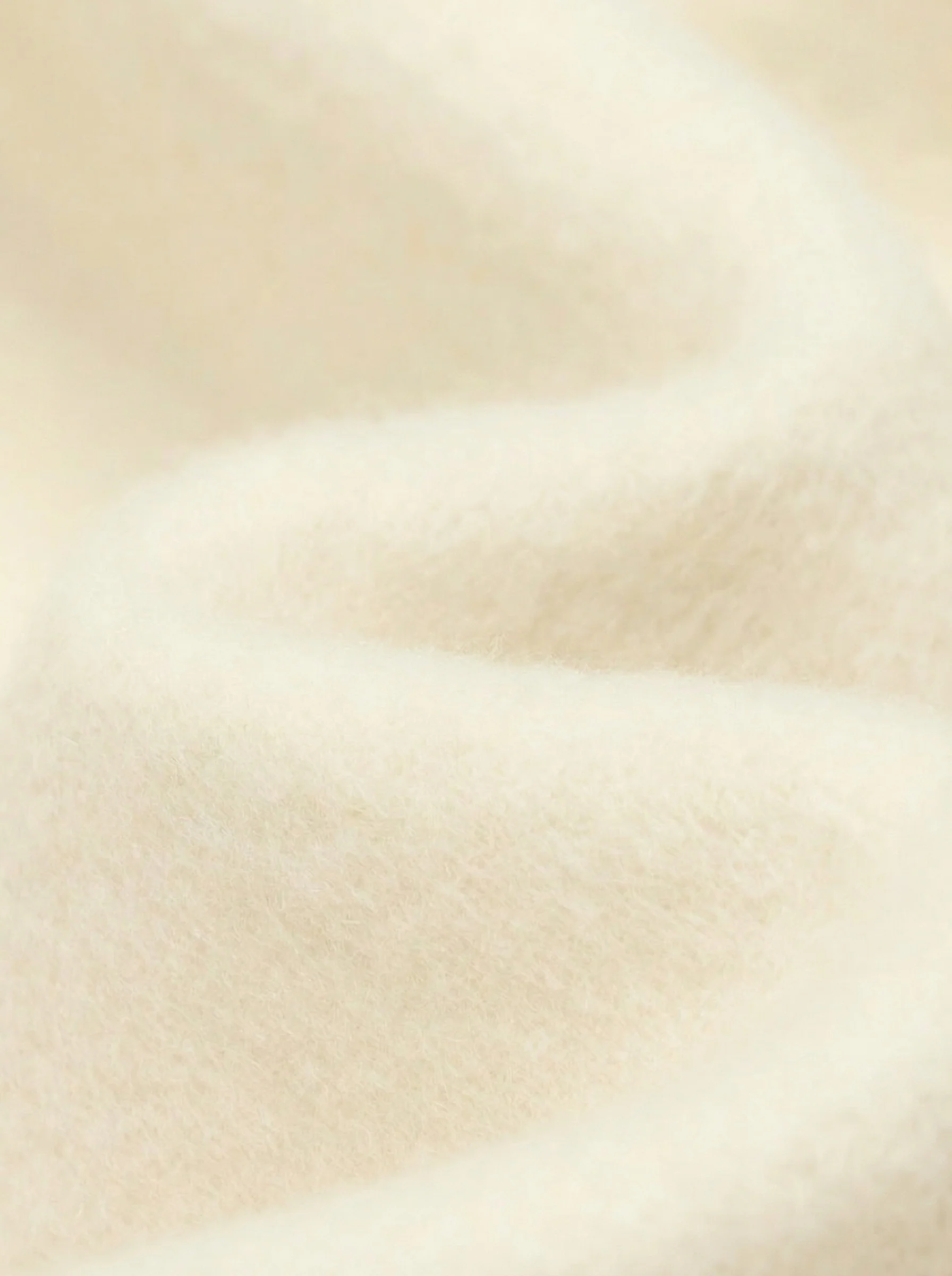 Ivory Merino Stand-Collar Coat - Image 4
