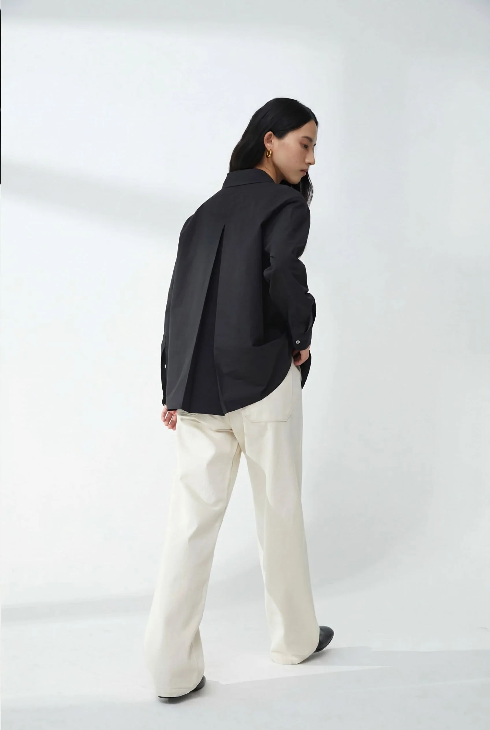 Ivory Wide-Leg Pants - Image 2