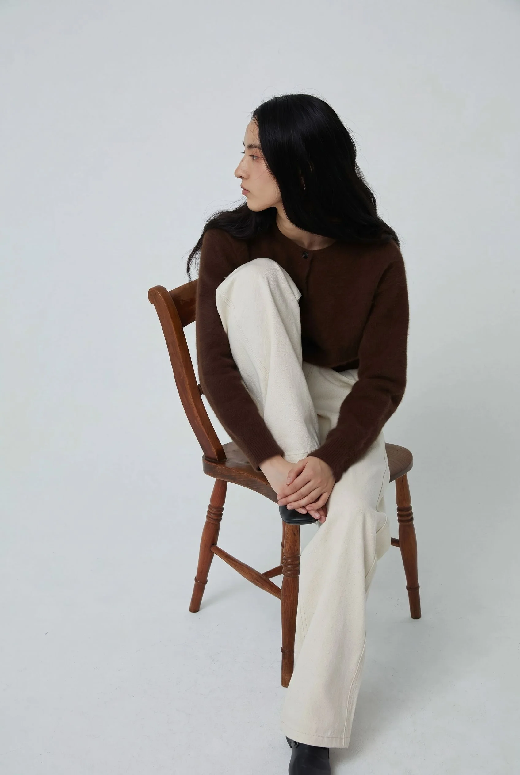 Ivory Wide-Leg Pants - Image 3