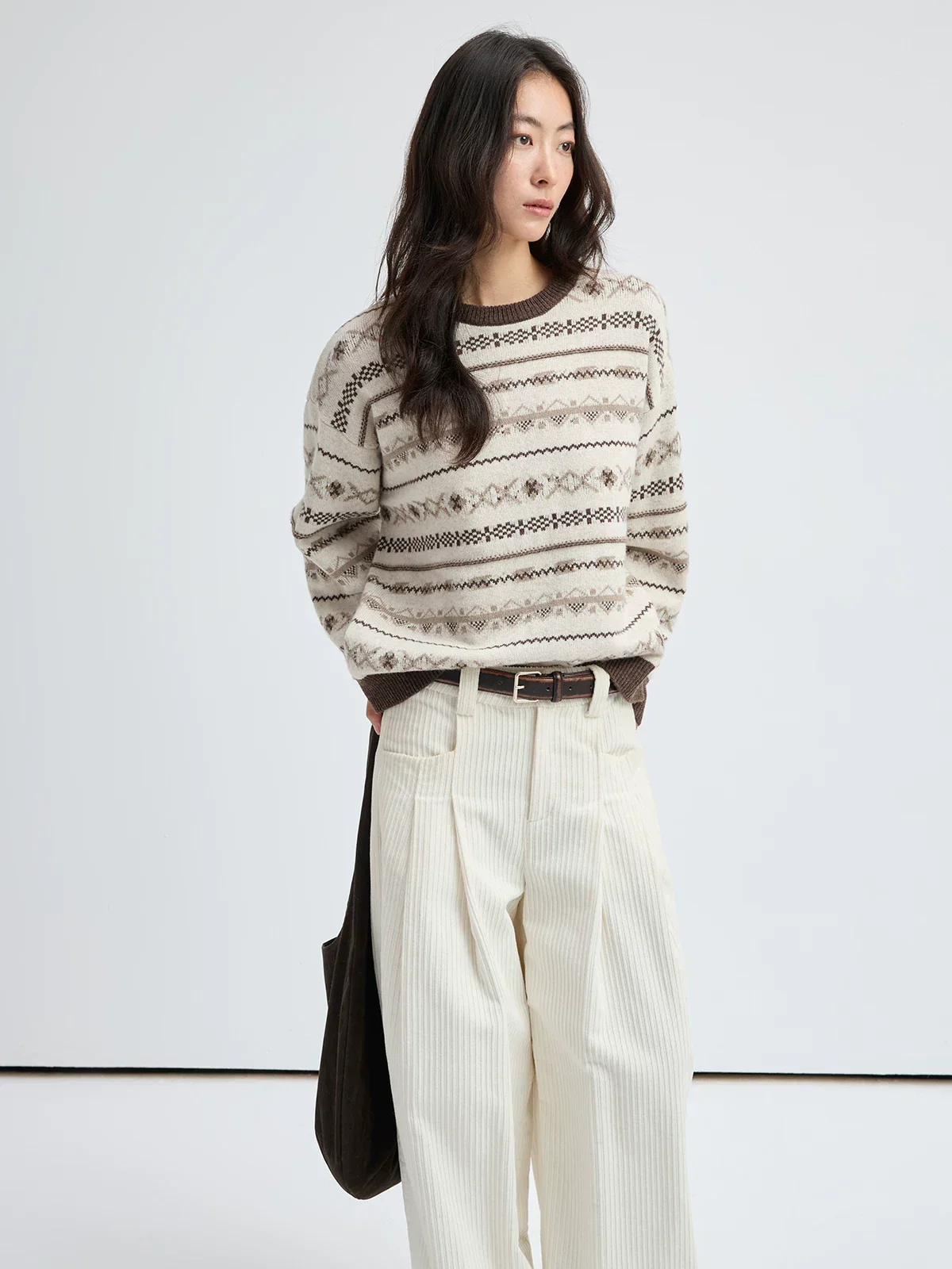 Jacquard Crewneck Sweater - Image 4