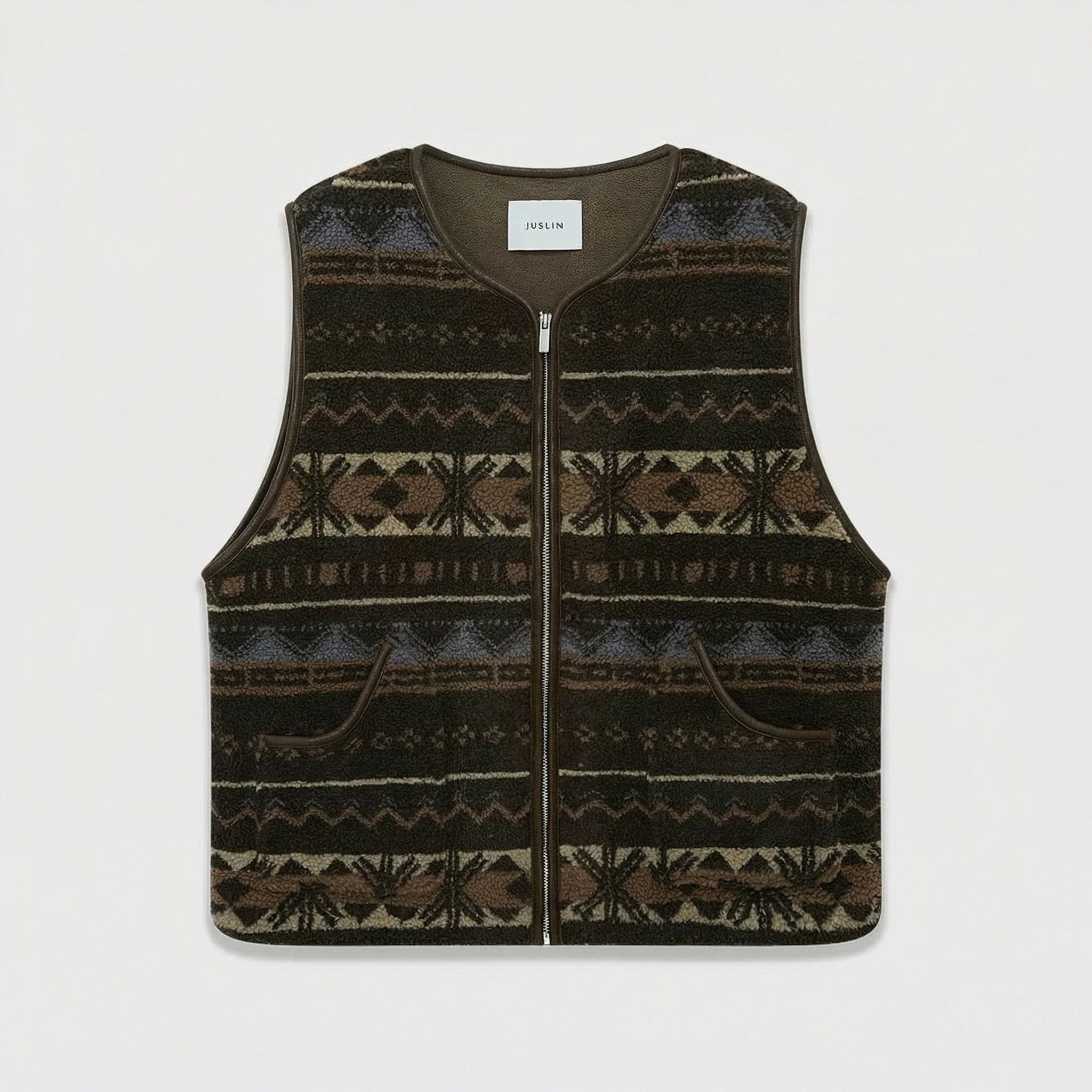 Jacquard Fleece Jacket - Image 7