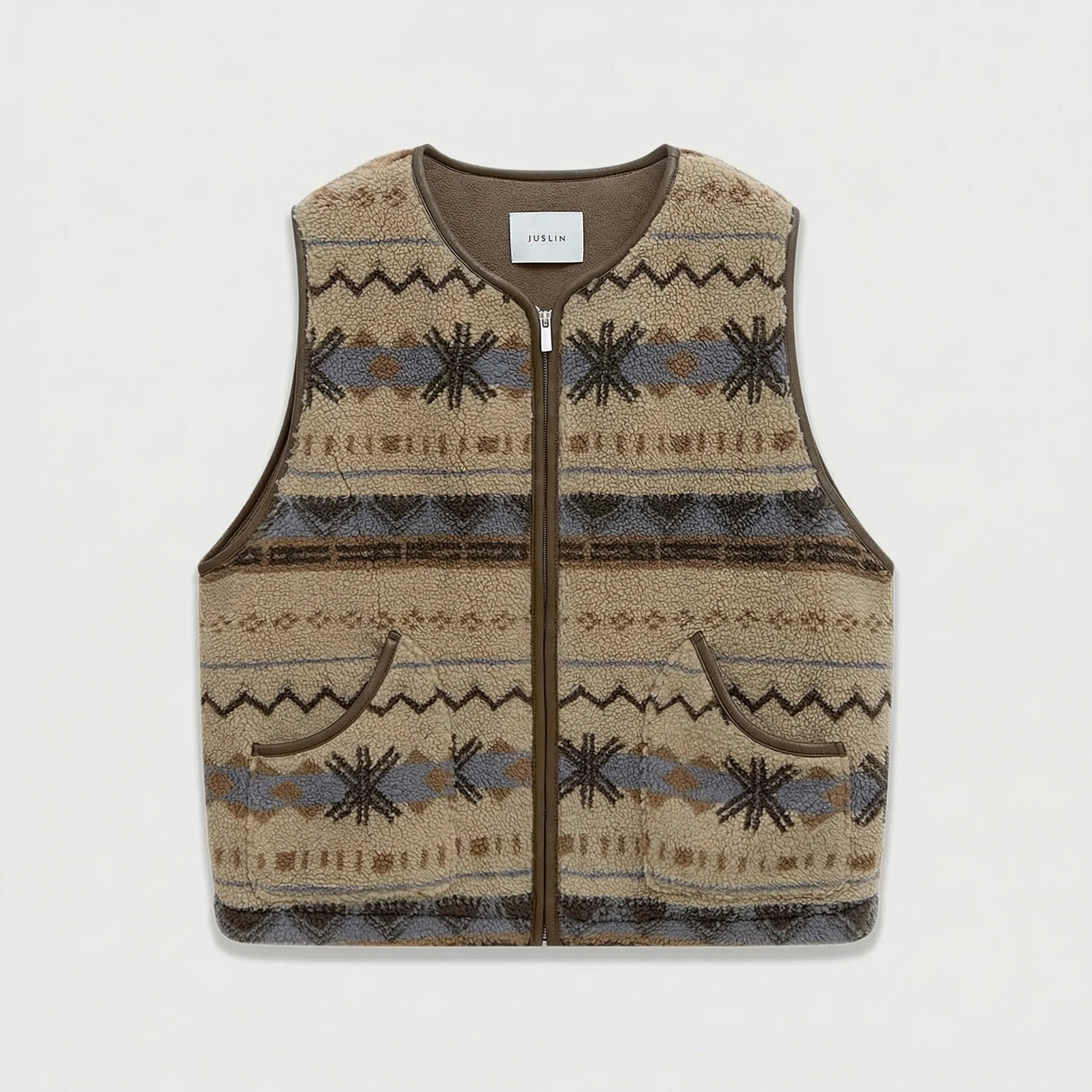 Jacquard Fleece Jacket - Image 8