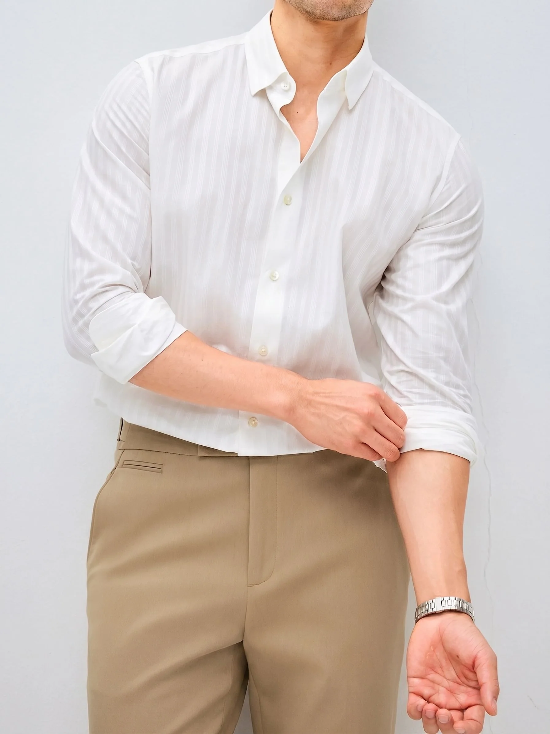Jacquard Stripe Shirt