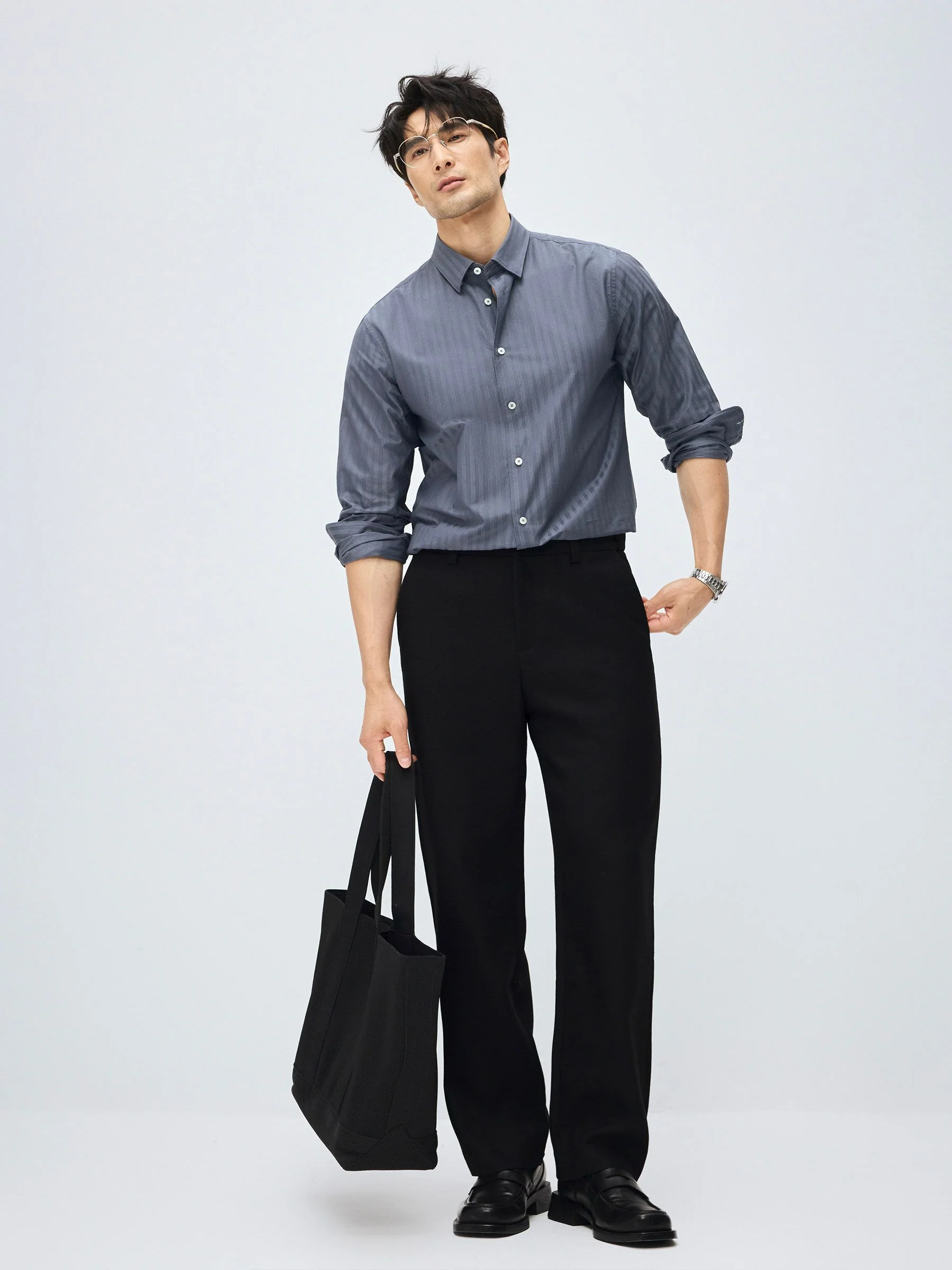 Jacquard Stripe Shirt - Image 4