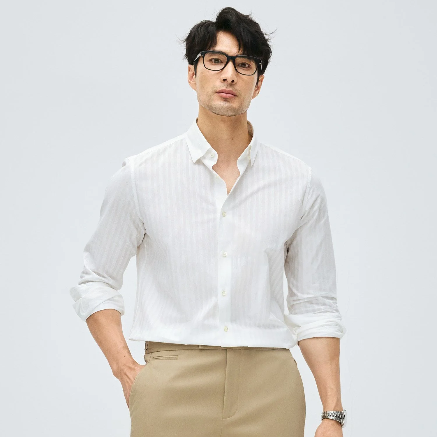 Jacquard Stripe Shirt - Image 5